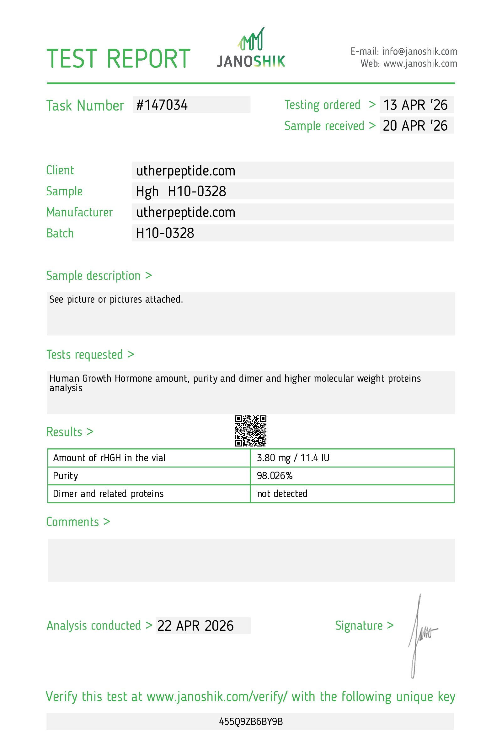 Certificate scan