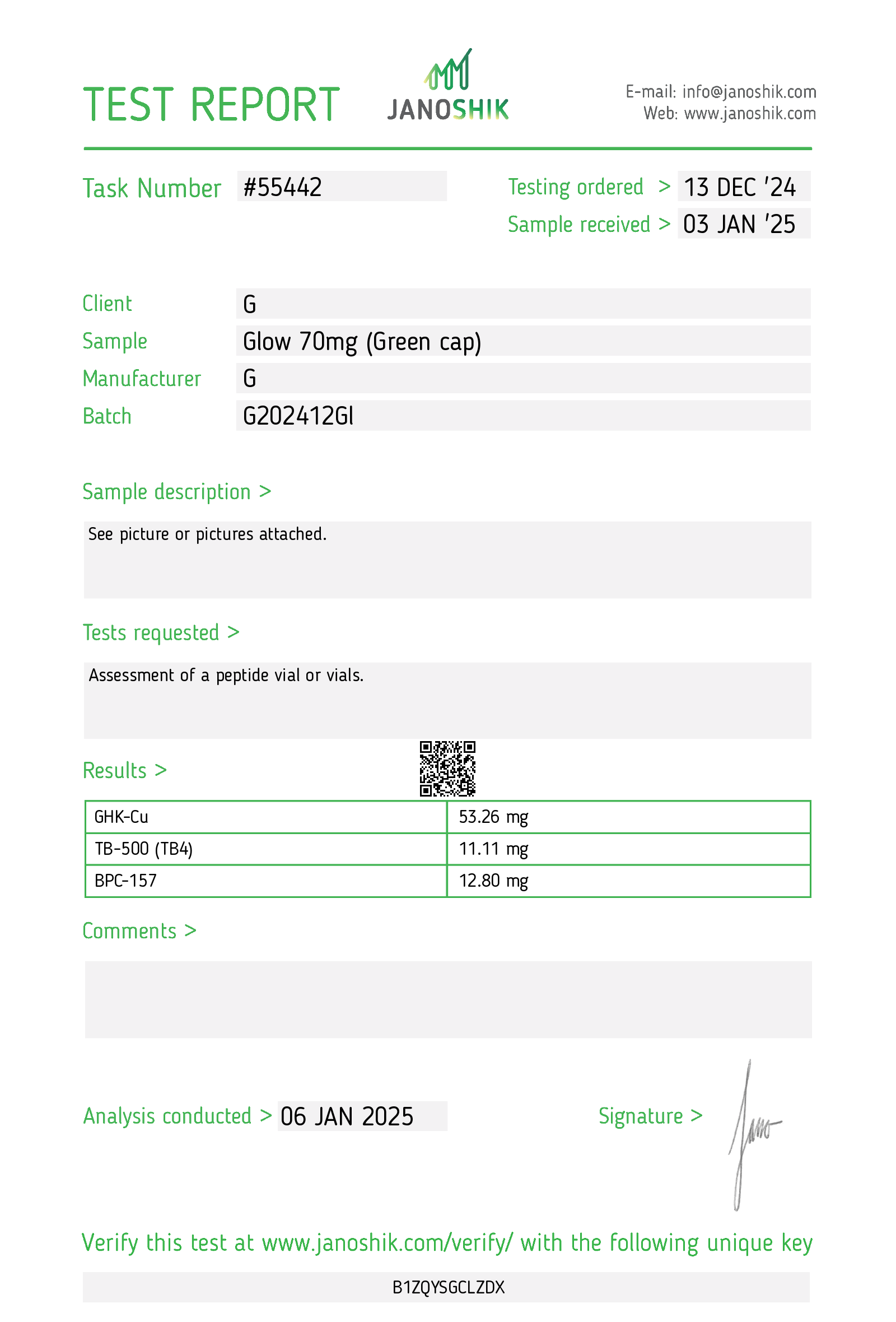Certificate scan