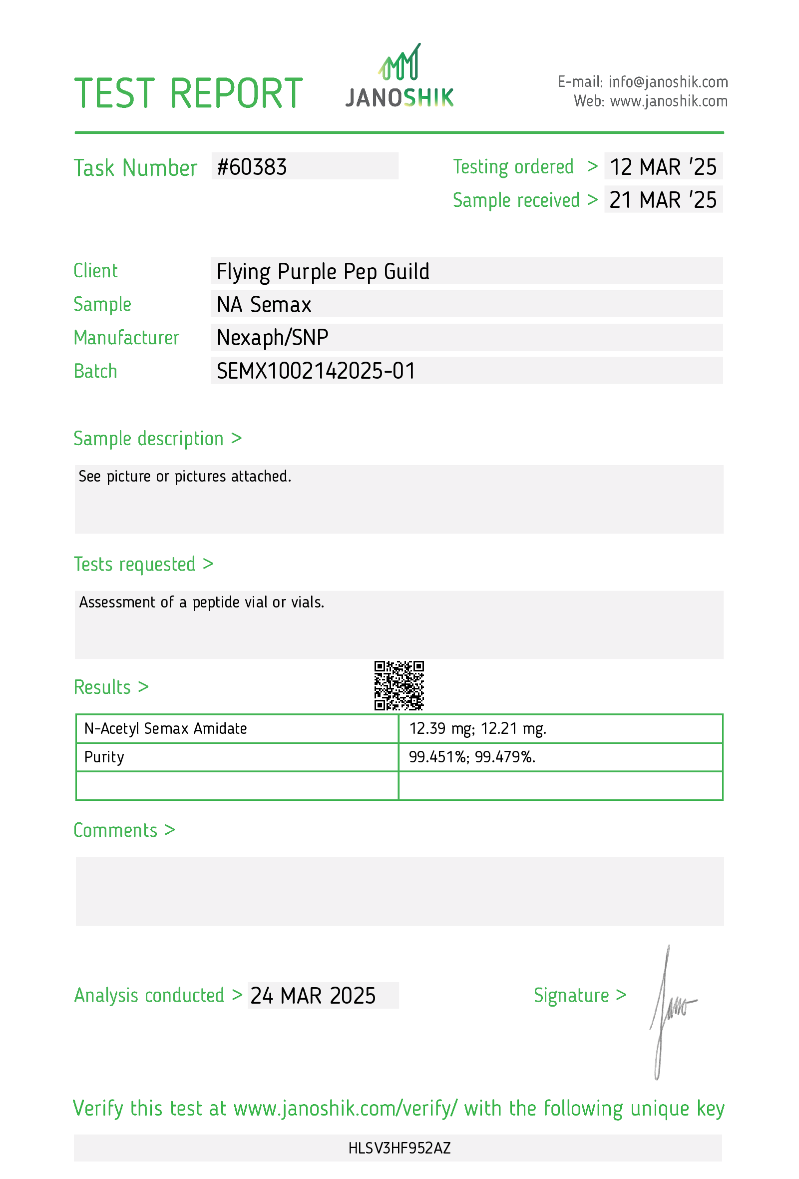 Certificate scan