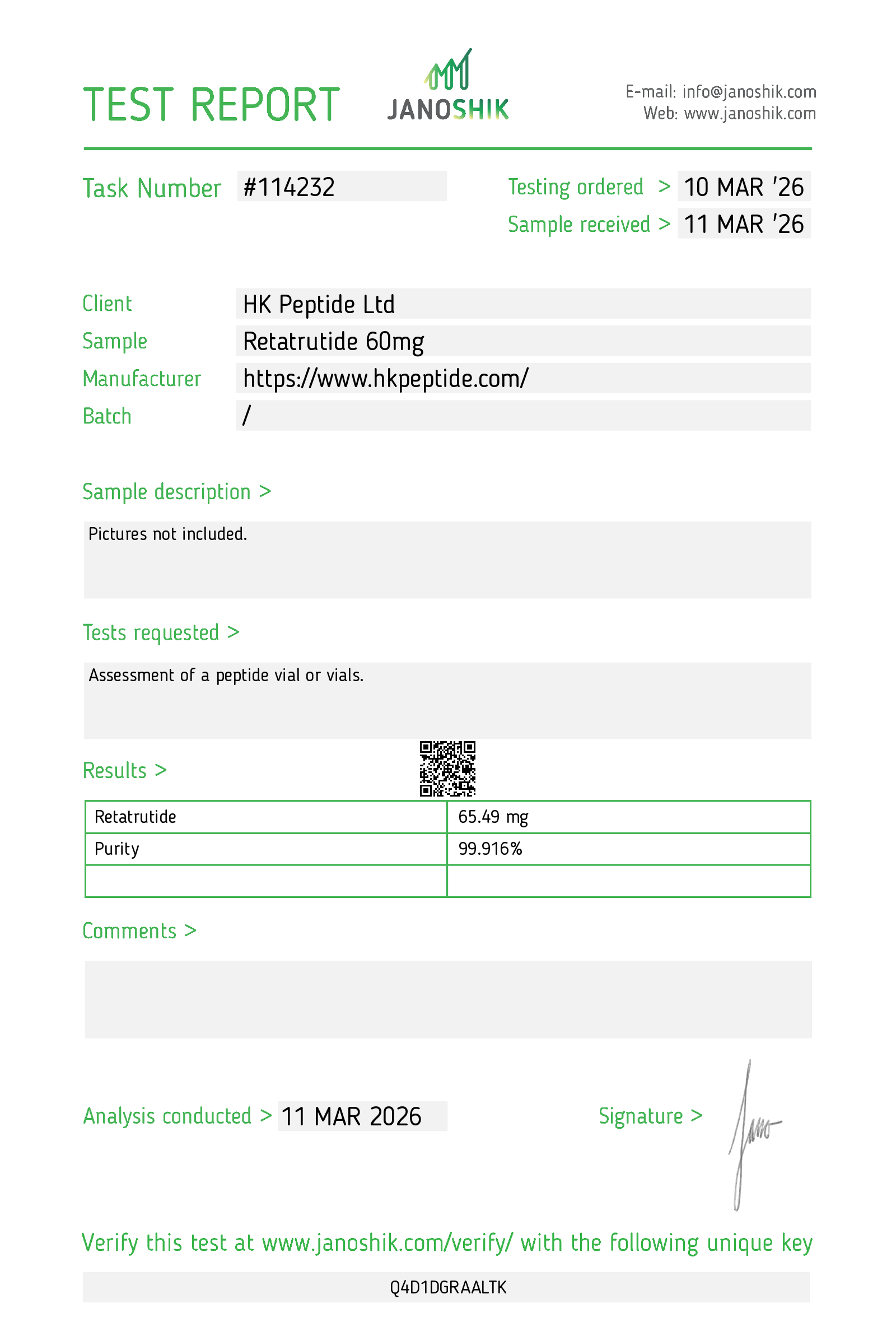 Certificate scan