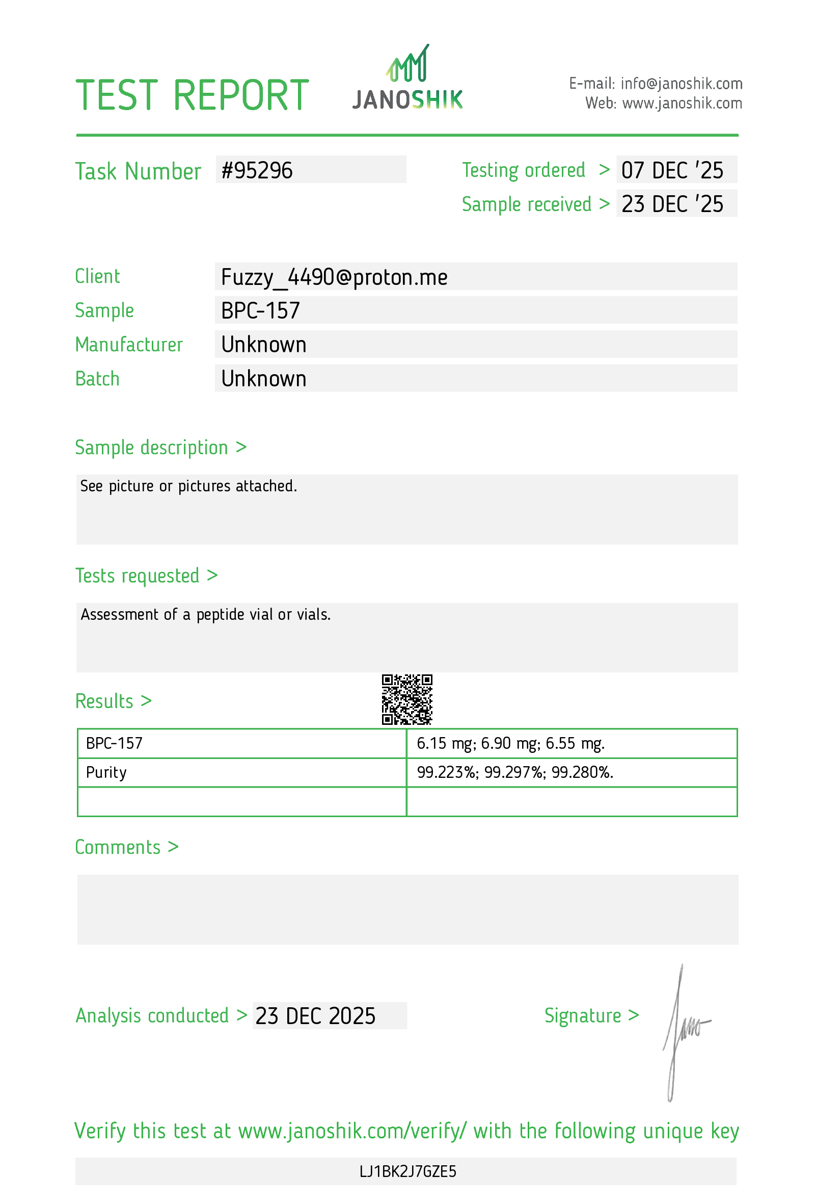 Certificate scan