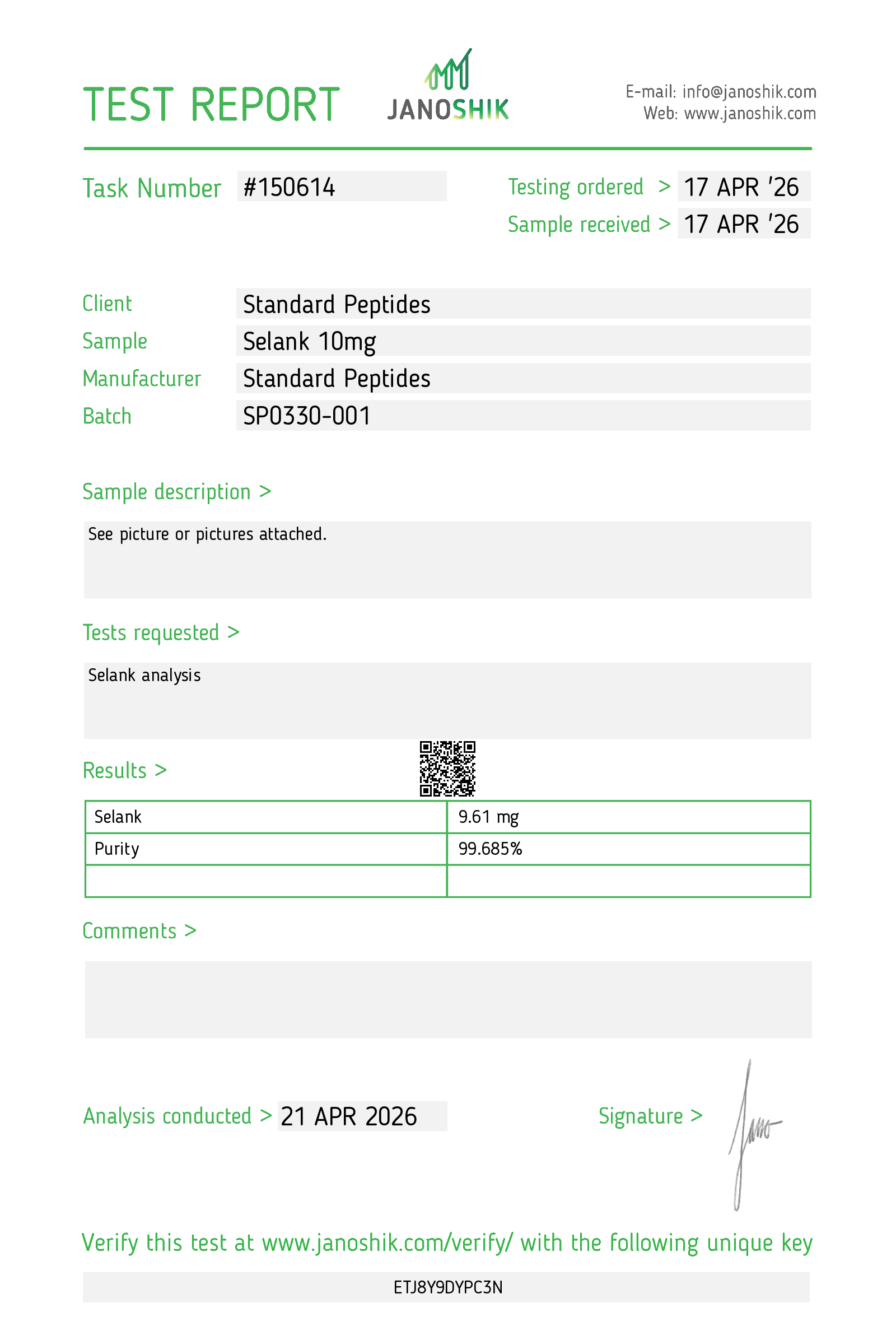 Certificate scan