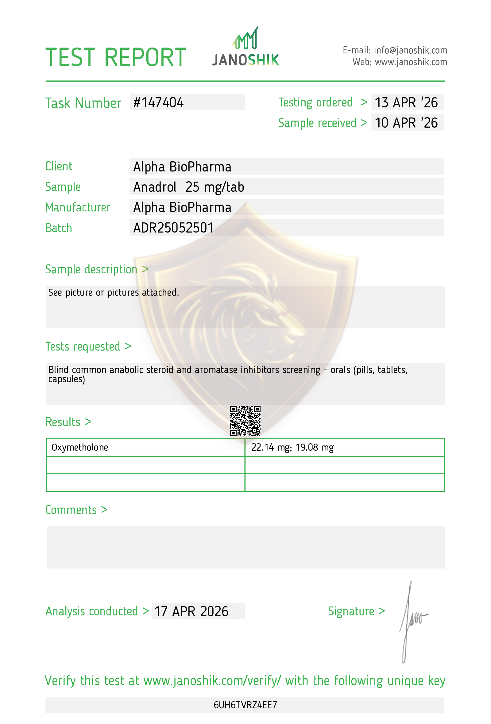 Certificate scan