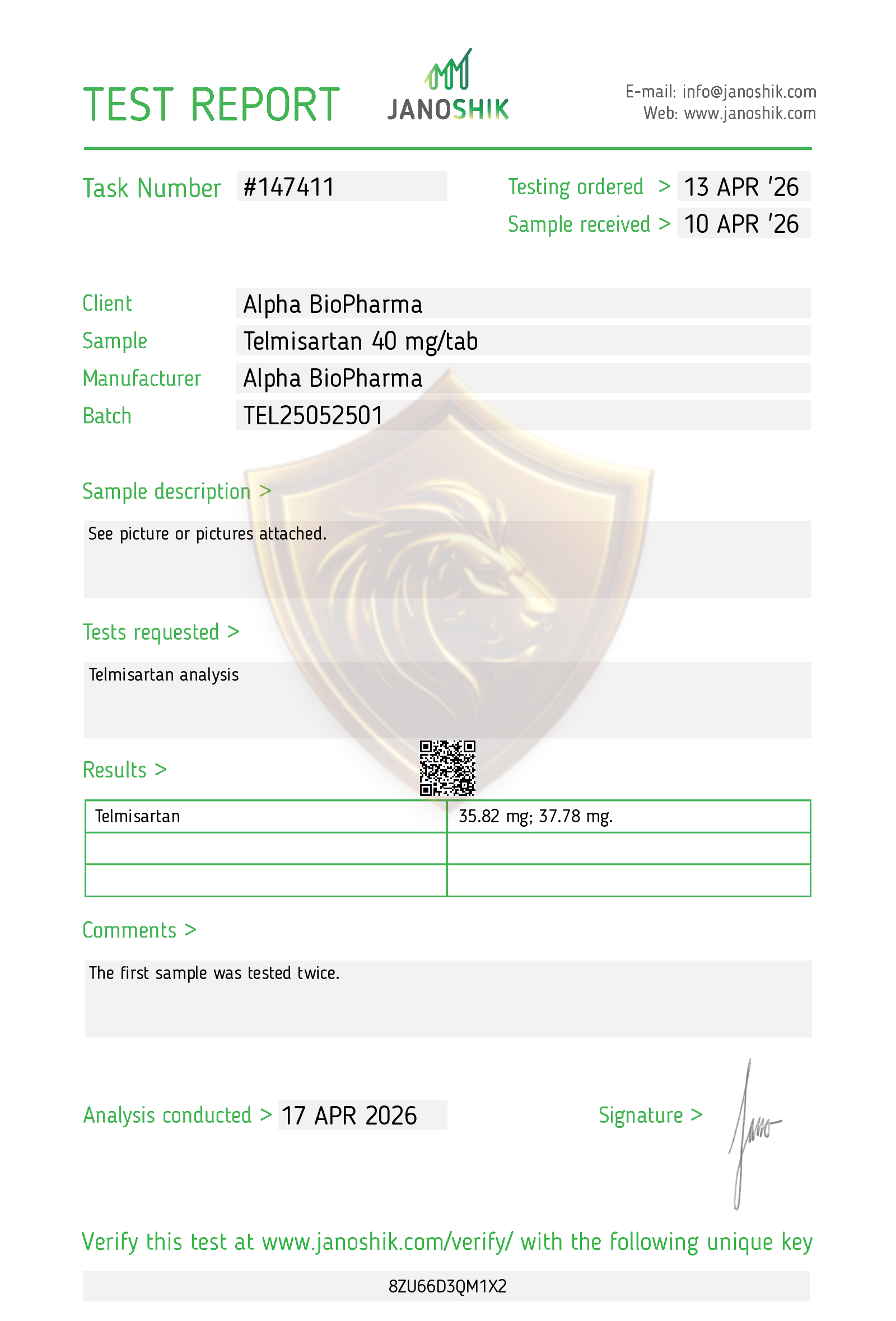 Certificate scan