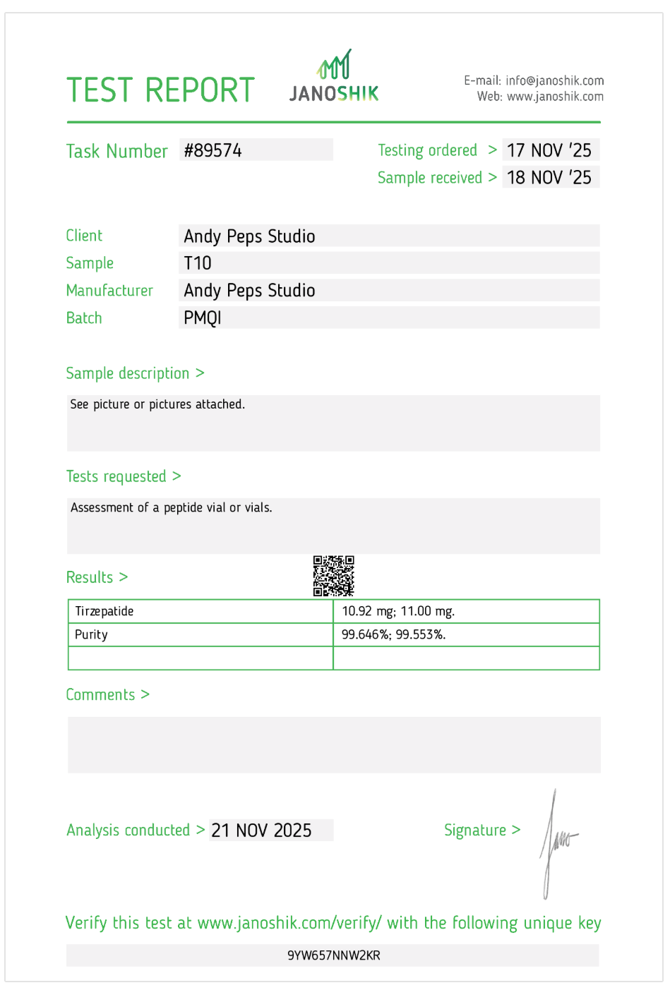 Certificate scan