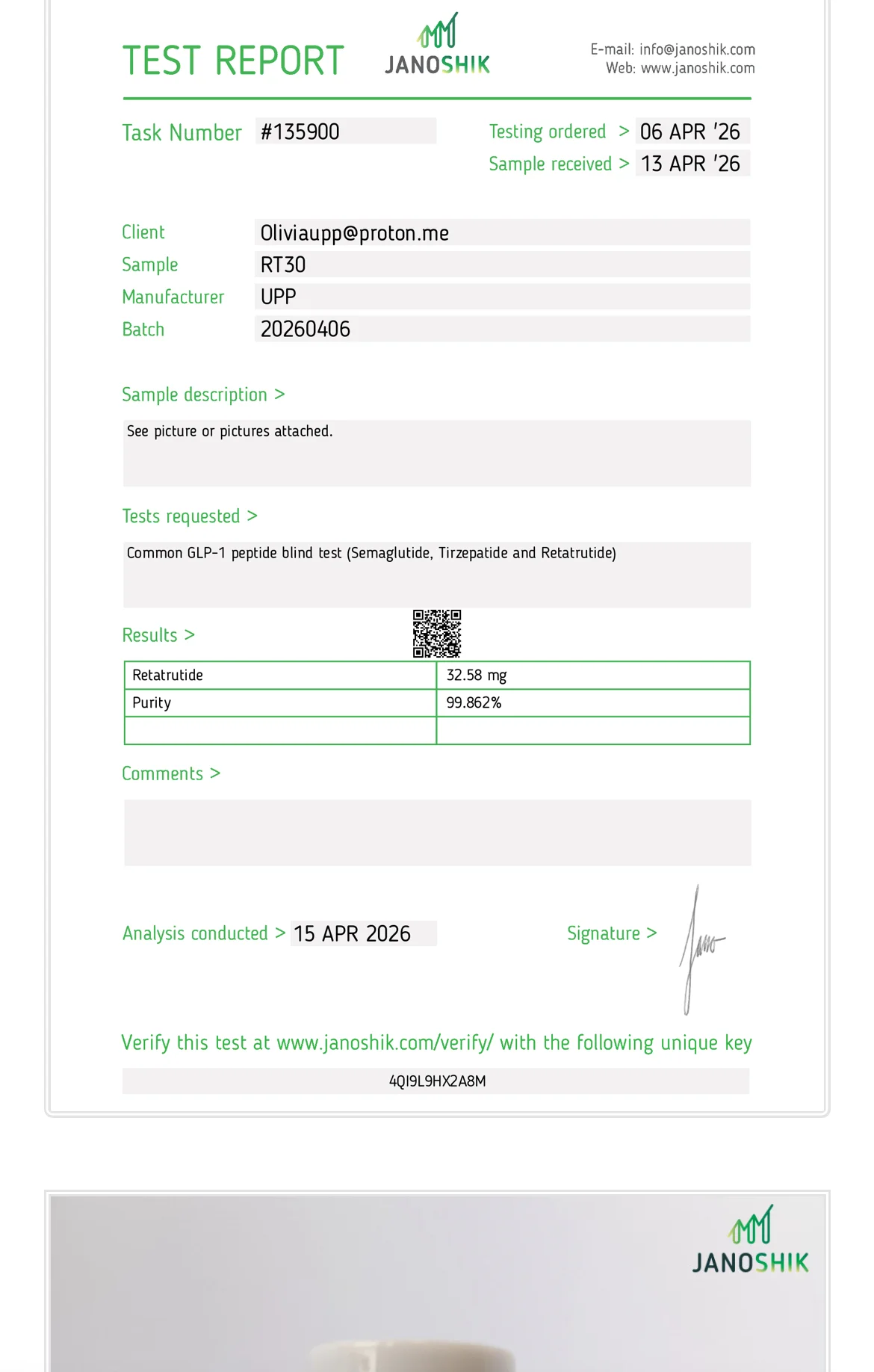 Certificate scan