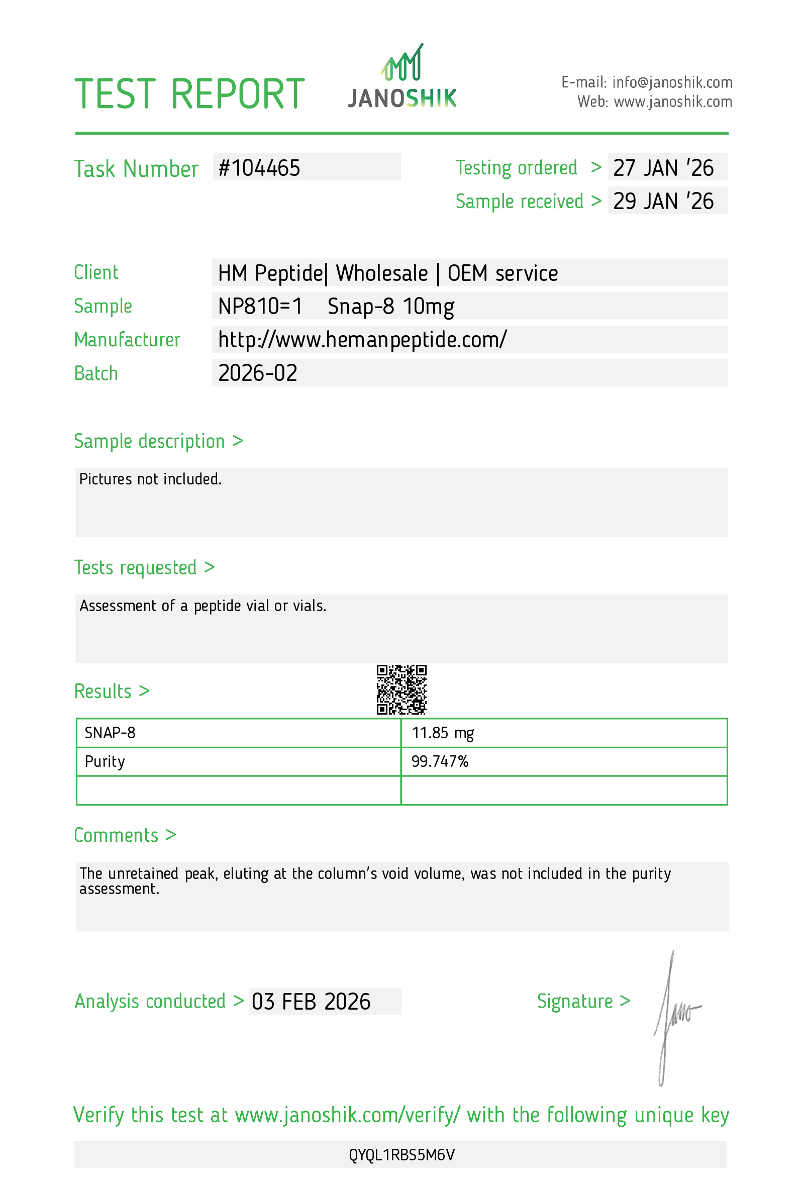 Certificate scan