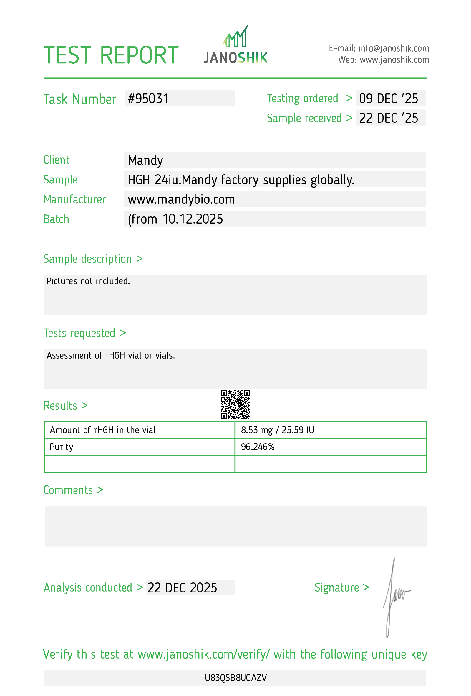 Certificate scan