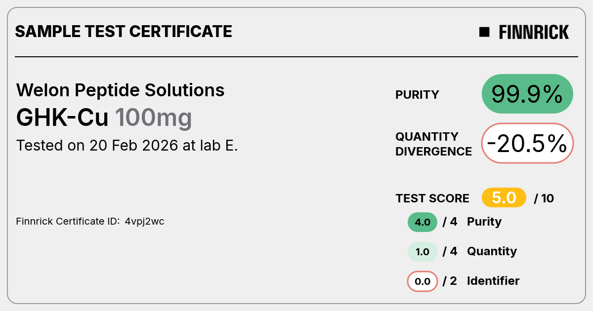Certificate scan