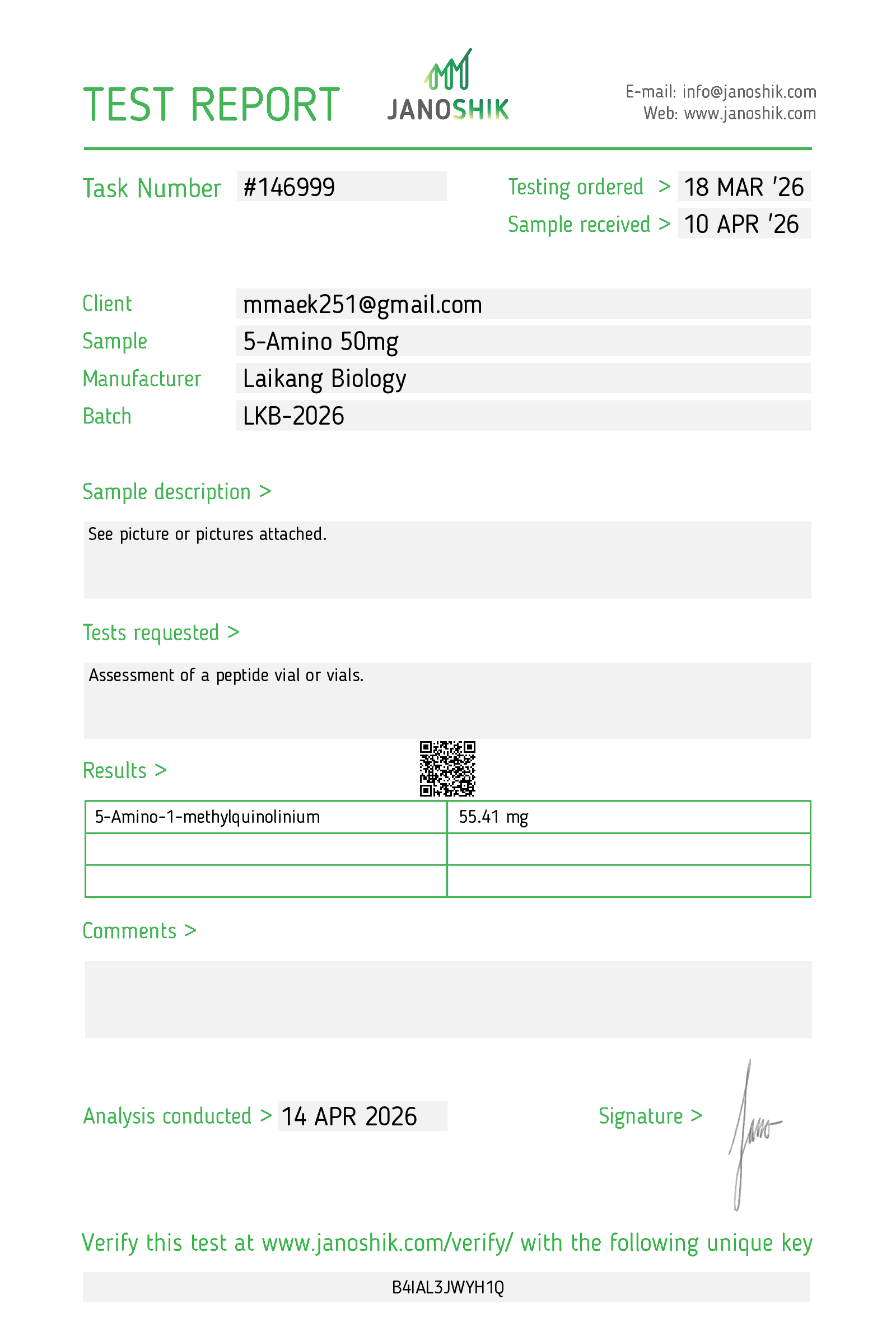Certificate scan