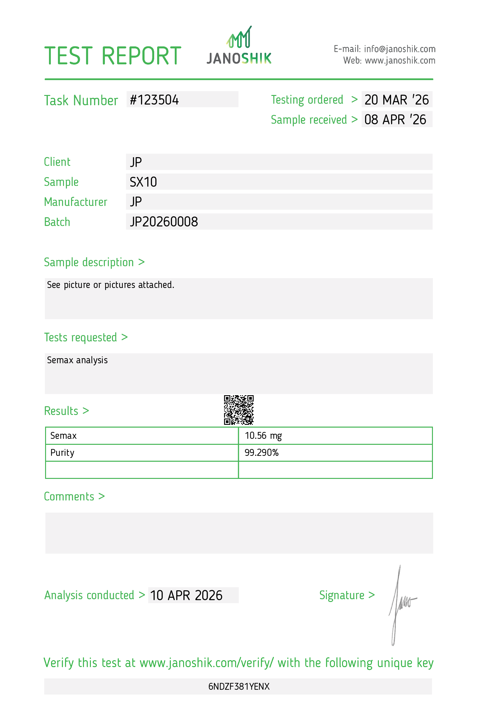 Certificate scan
