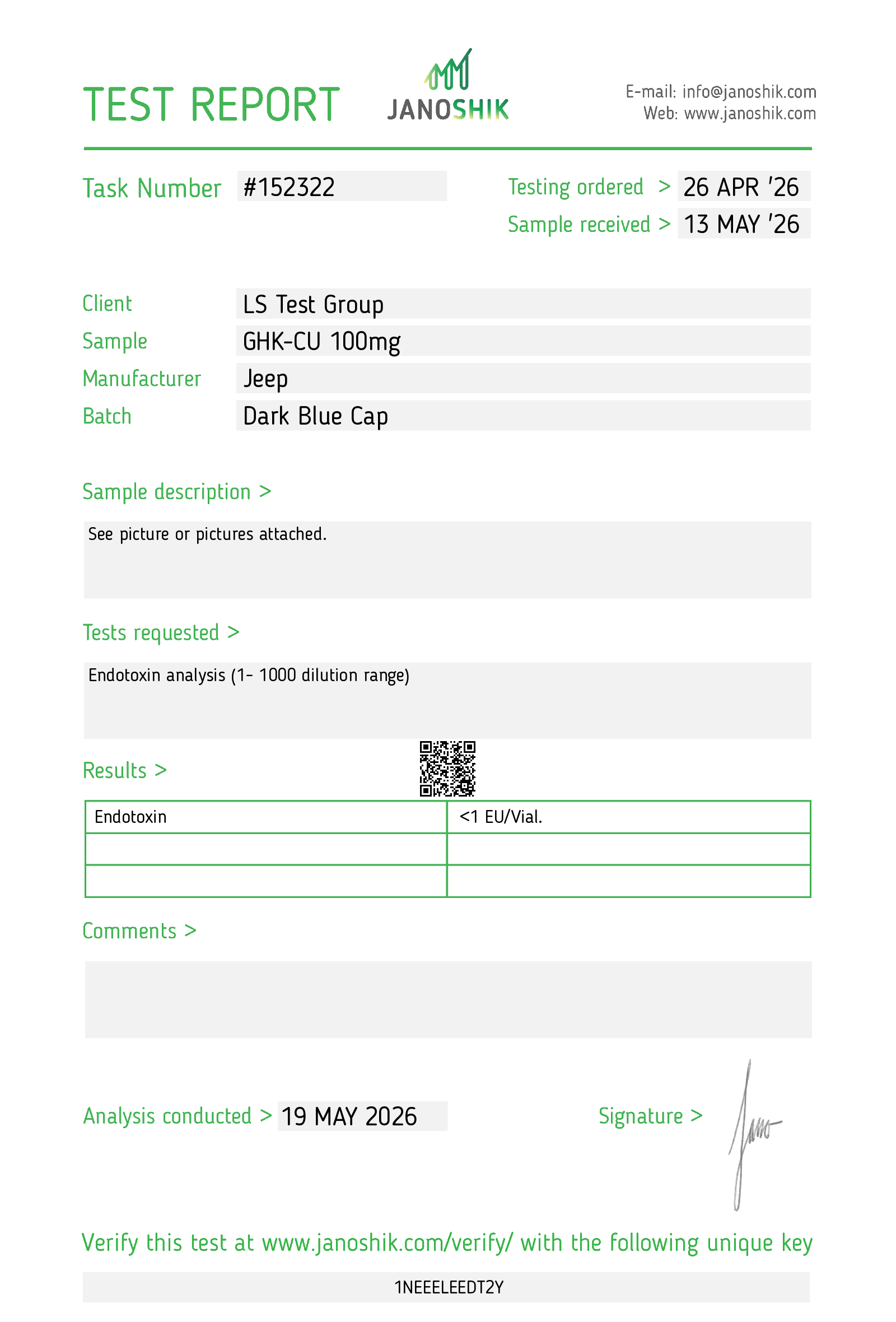Certificate scan