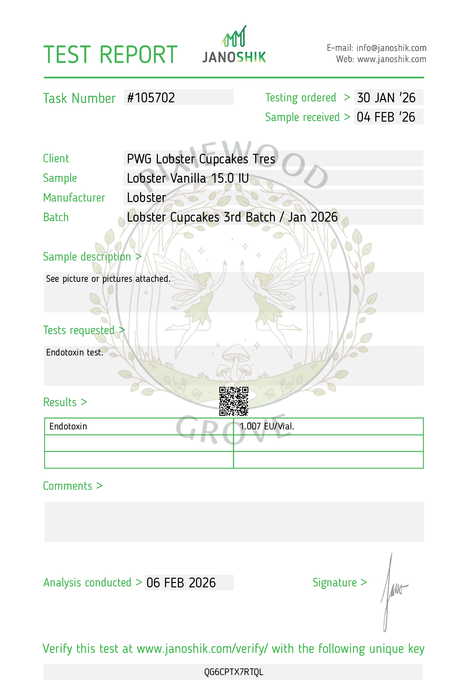 Certificate scan
