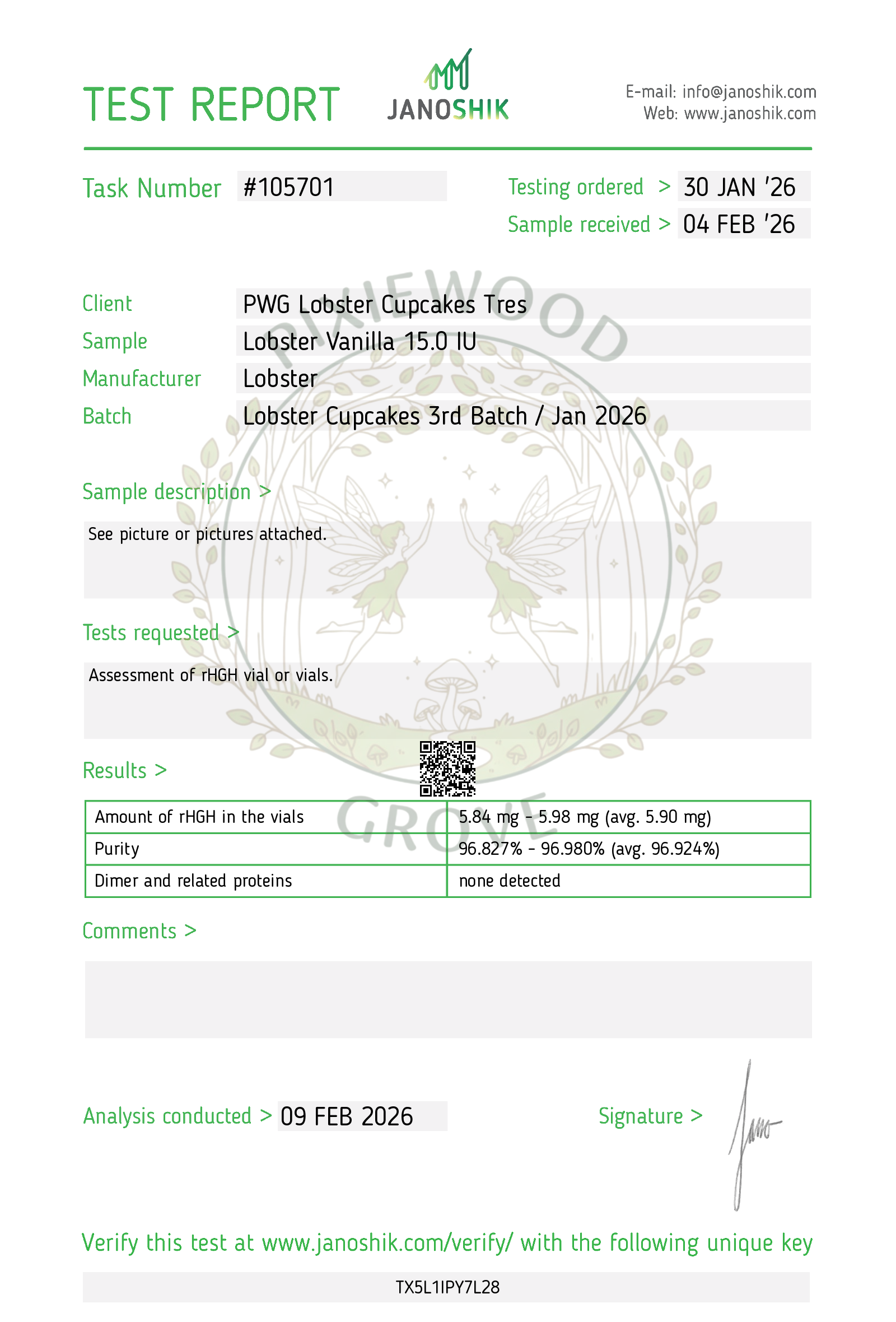 Certificate scan
