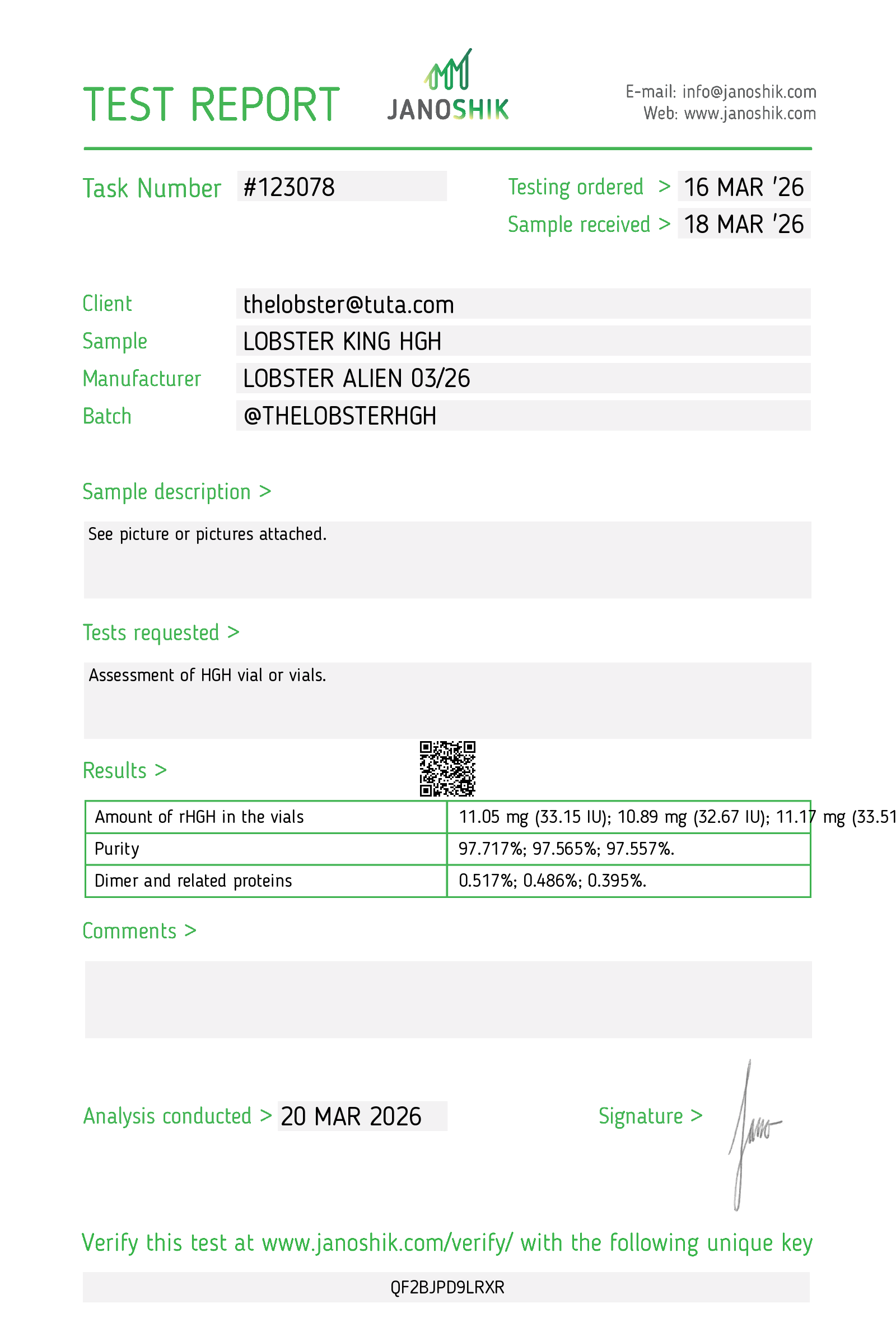 Certificate scan