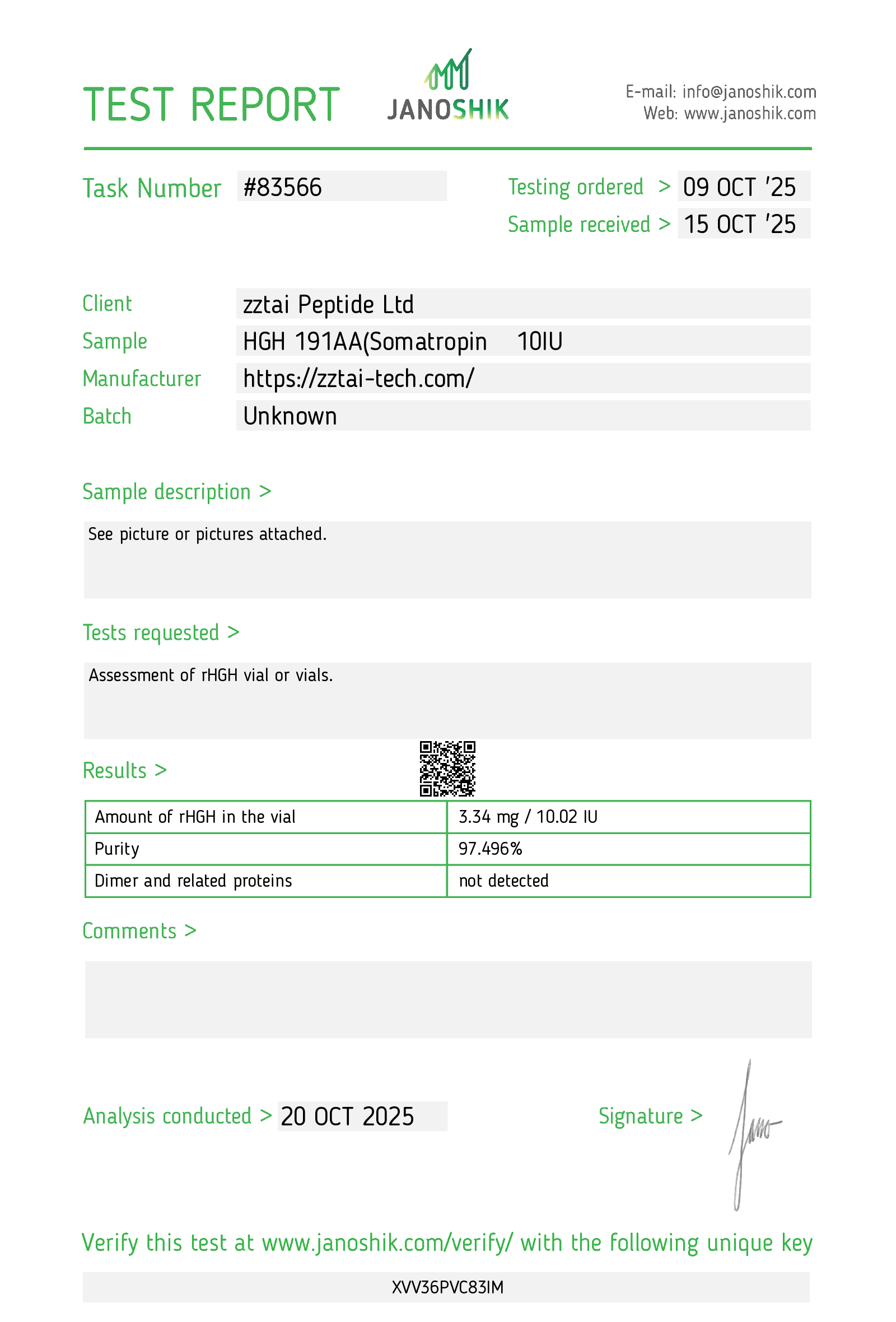 Certificate scan