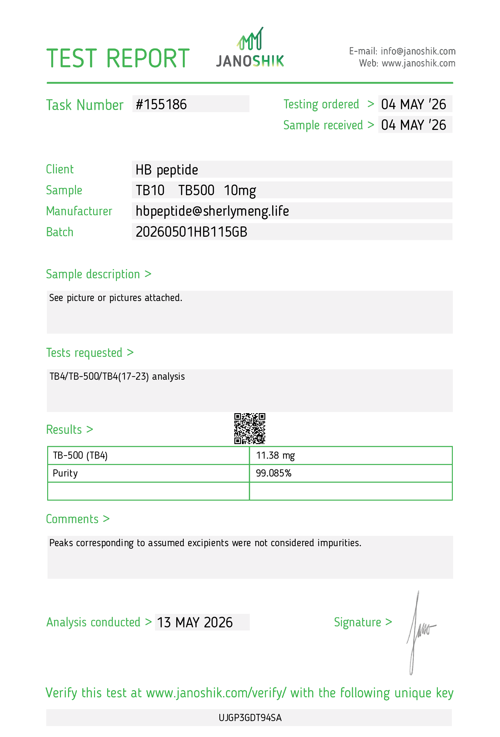 Certificate scan