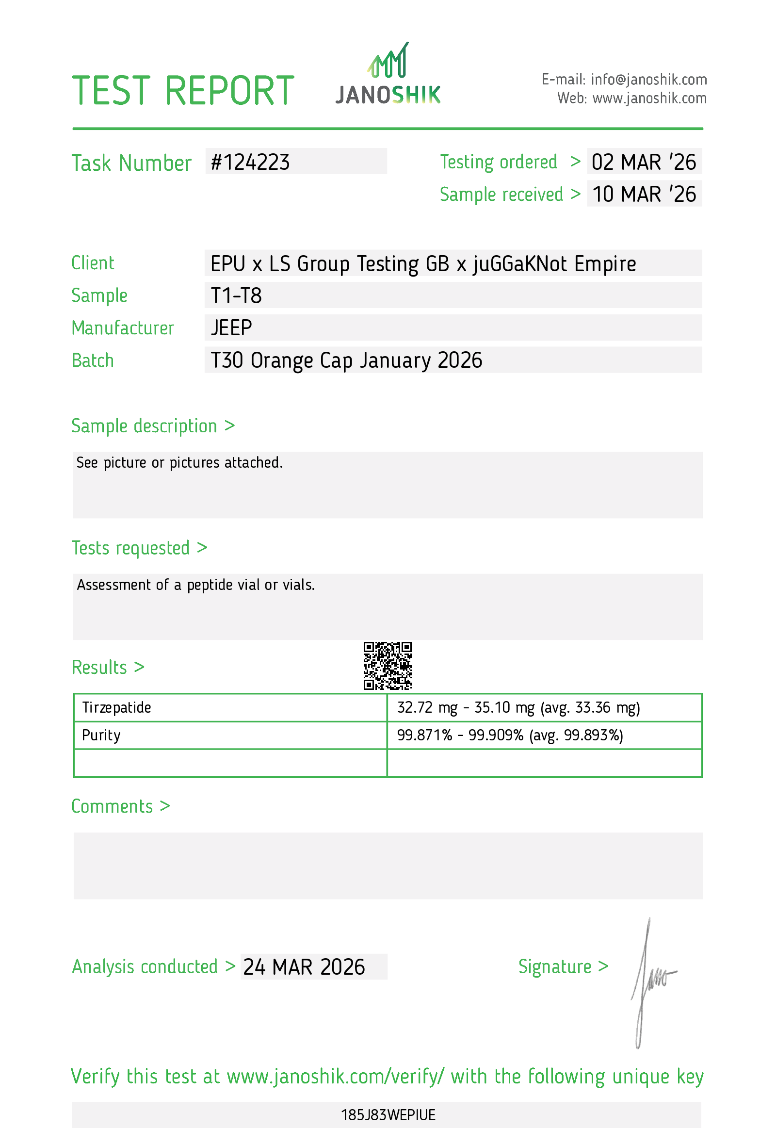Certificate scan
