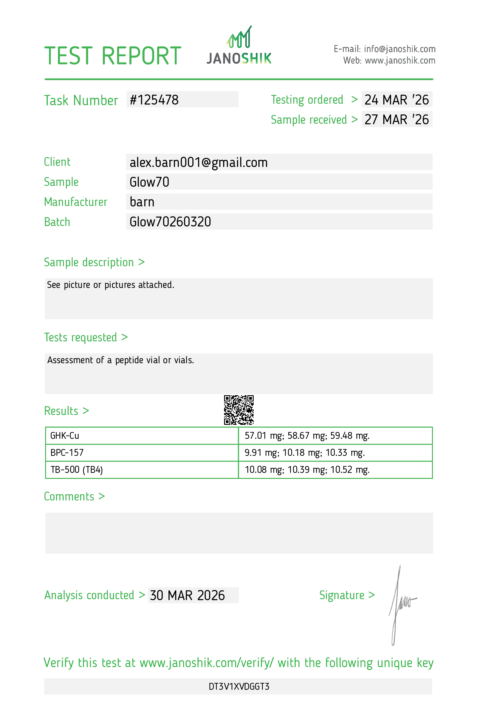 Certificate scan