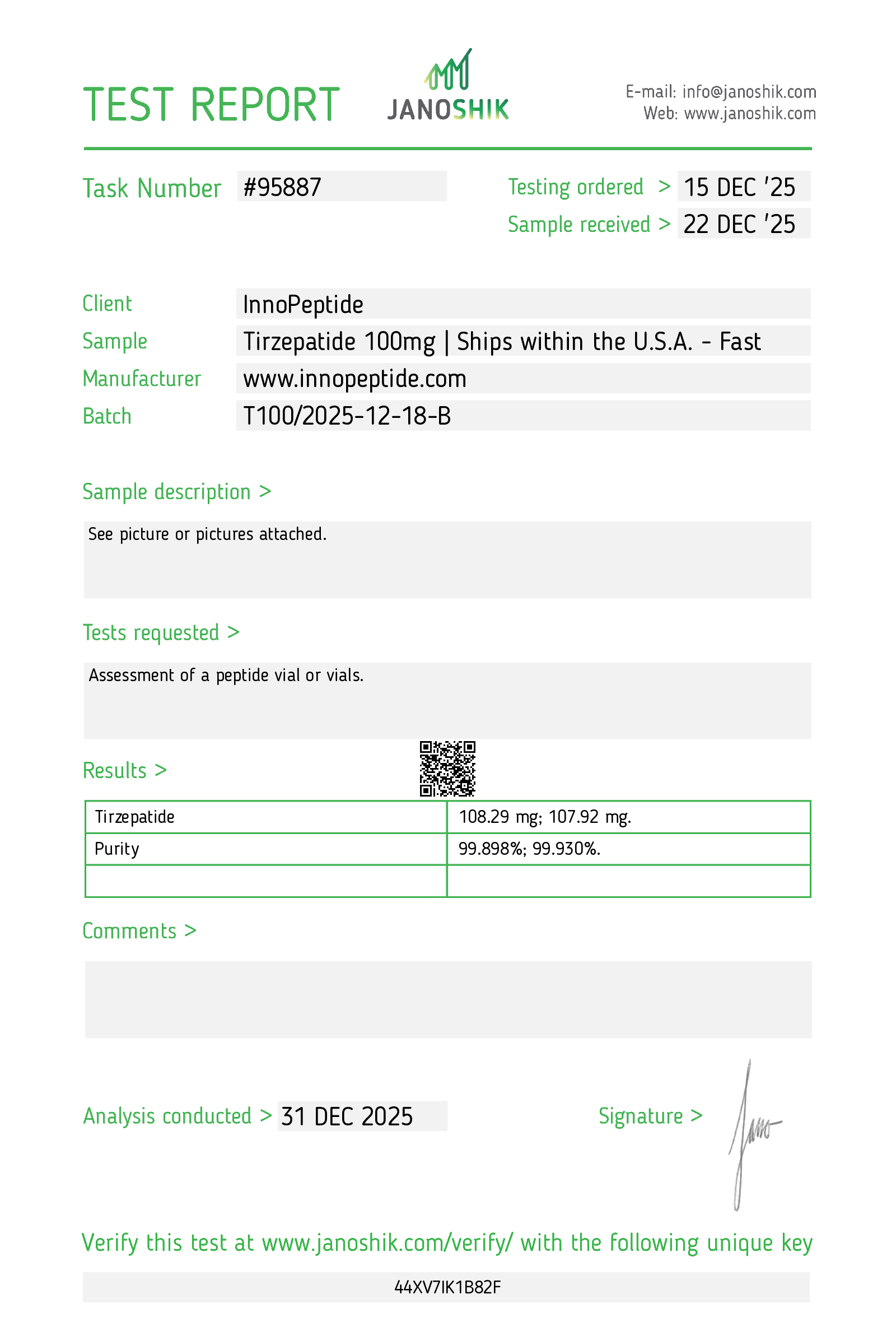 Certificate scan