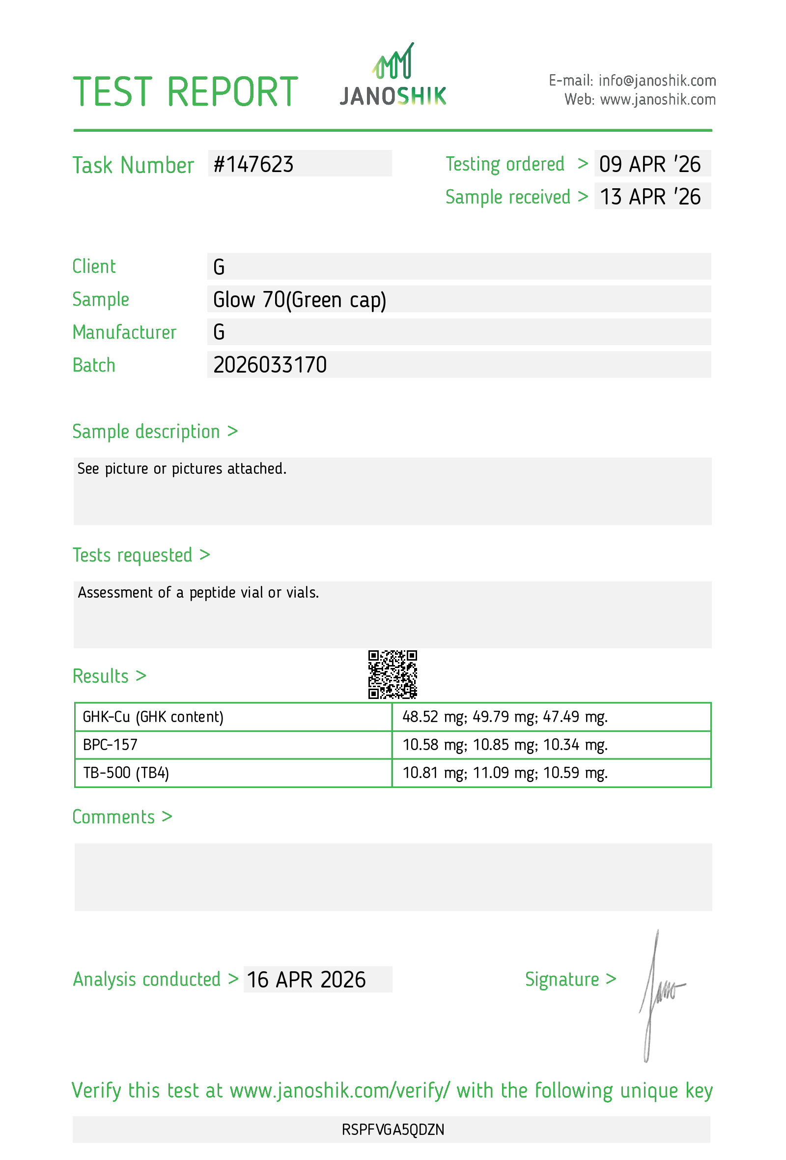Certificate scan