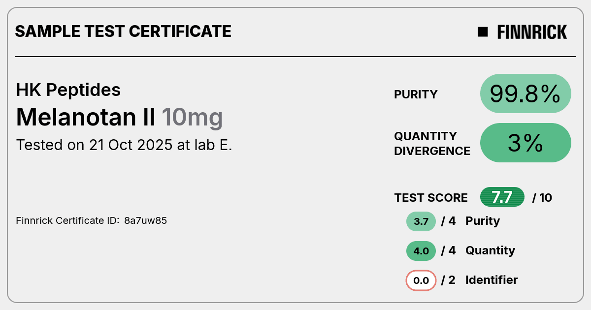 Certificate scan