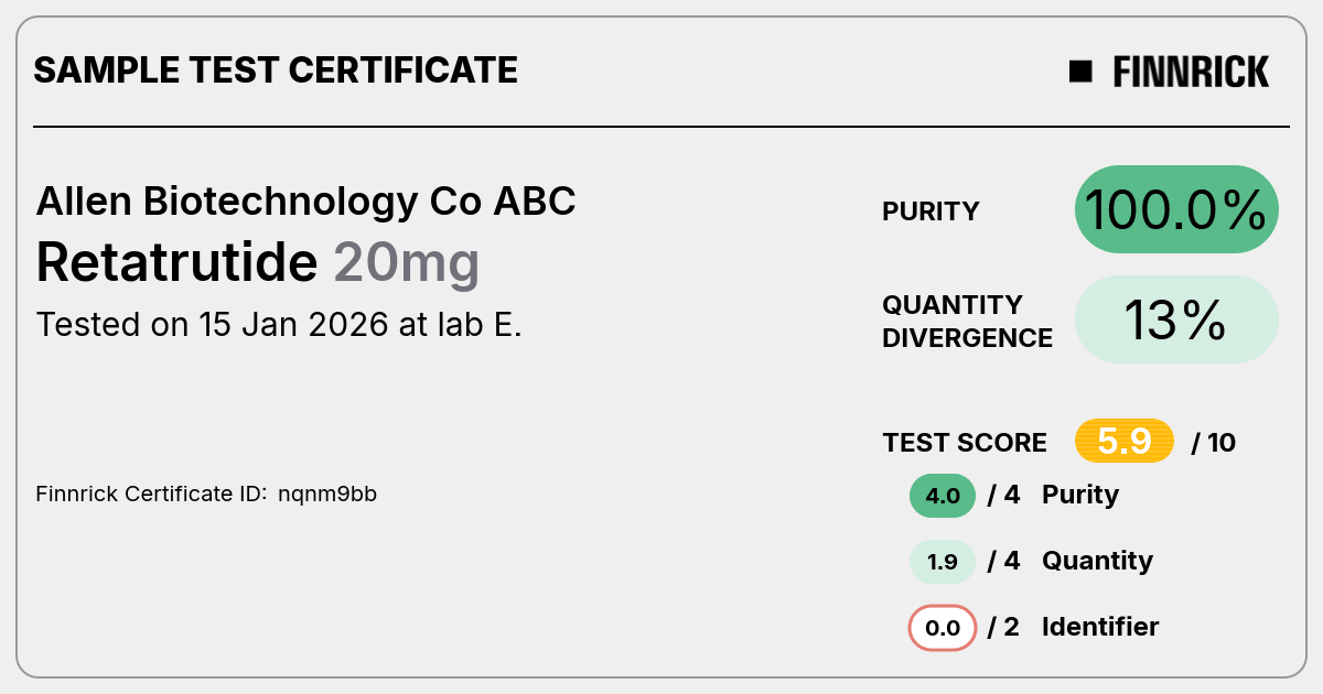 Certificate scan