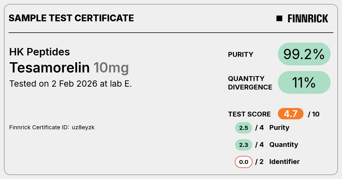 Certificate scan