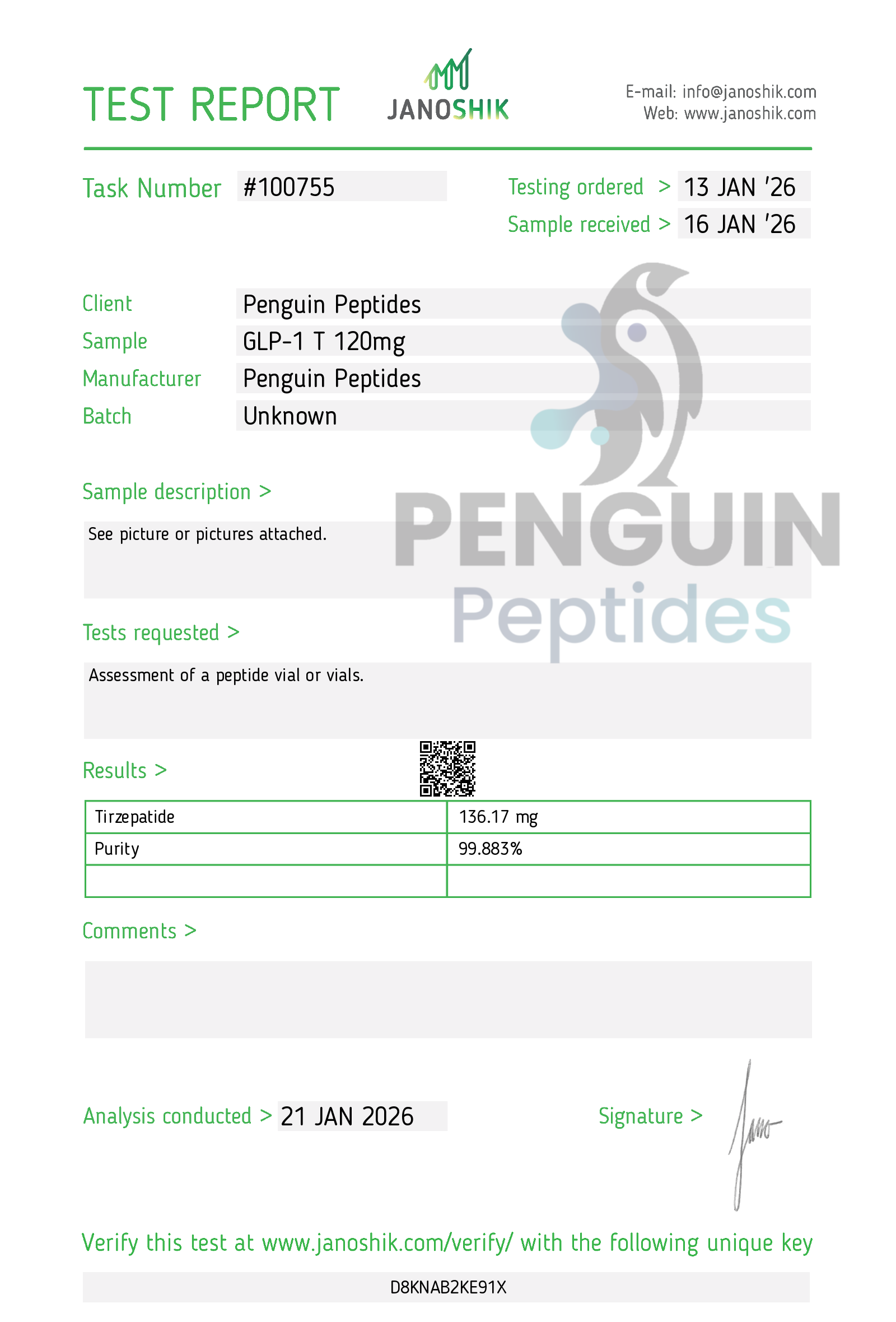Certificate scan