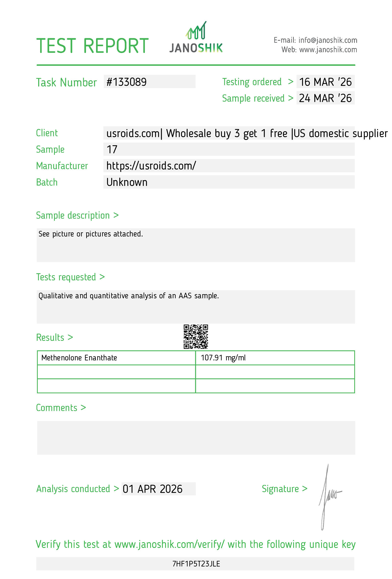 Certificate scan