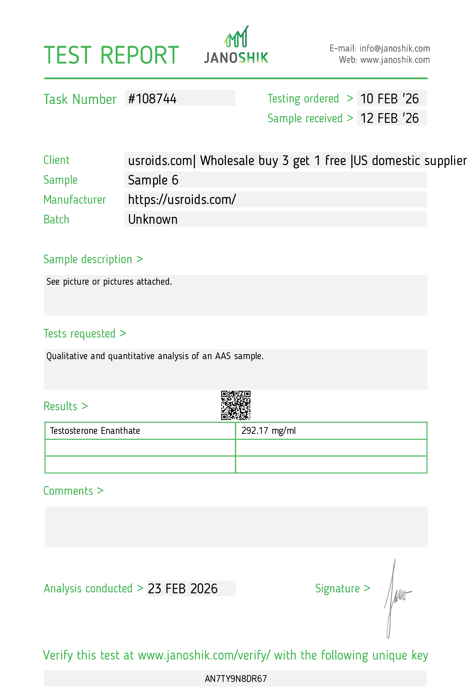 Certificate scan