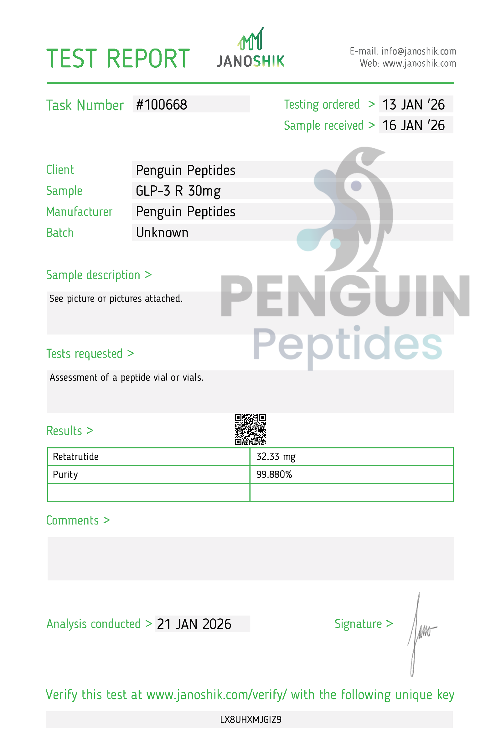 Certificate scan