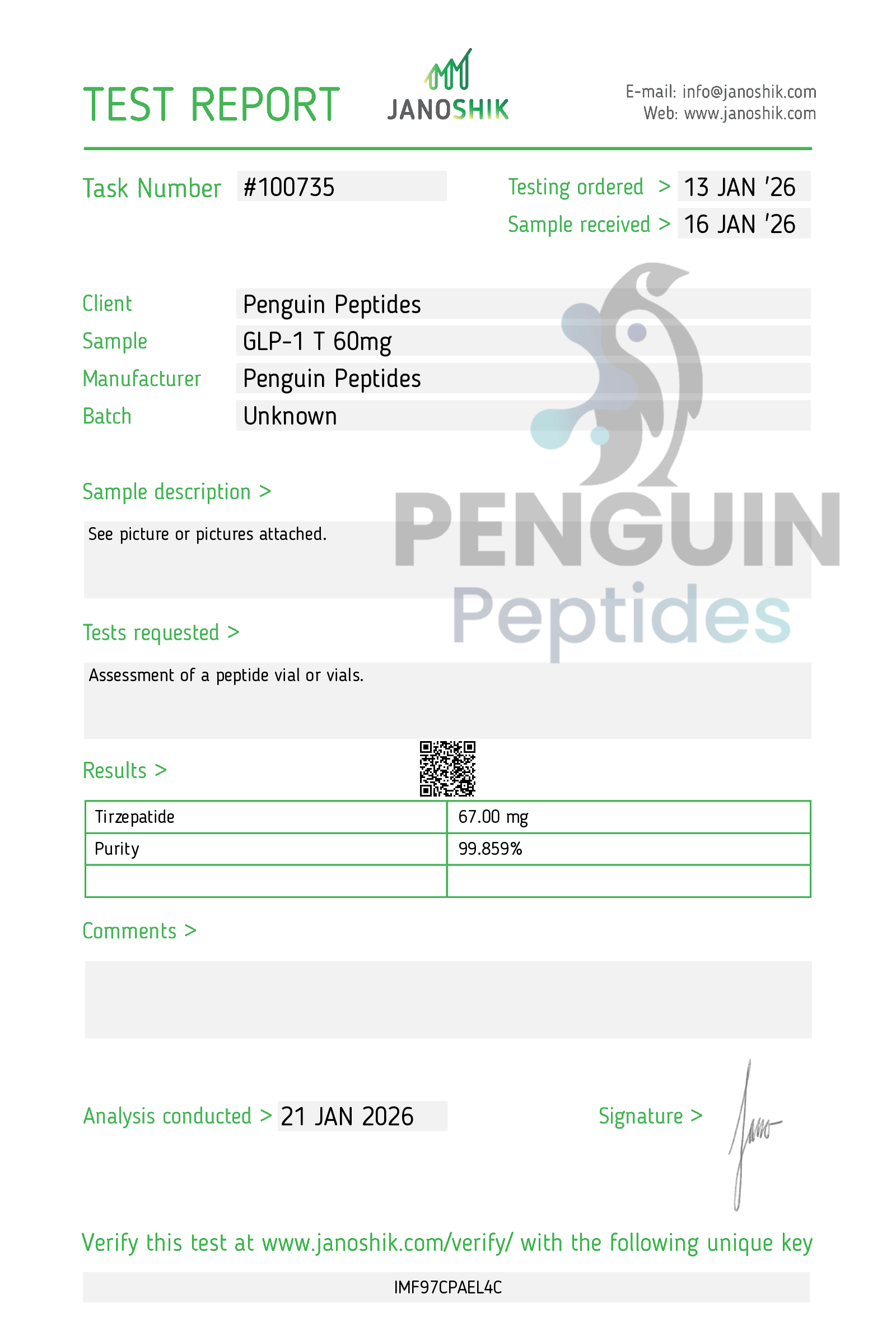 Certificate scan
