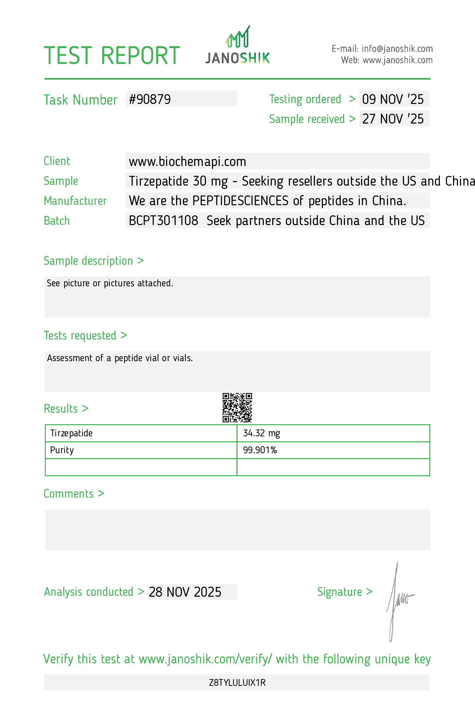 Certificate scan