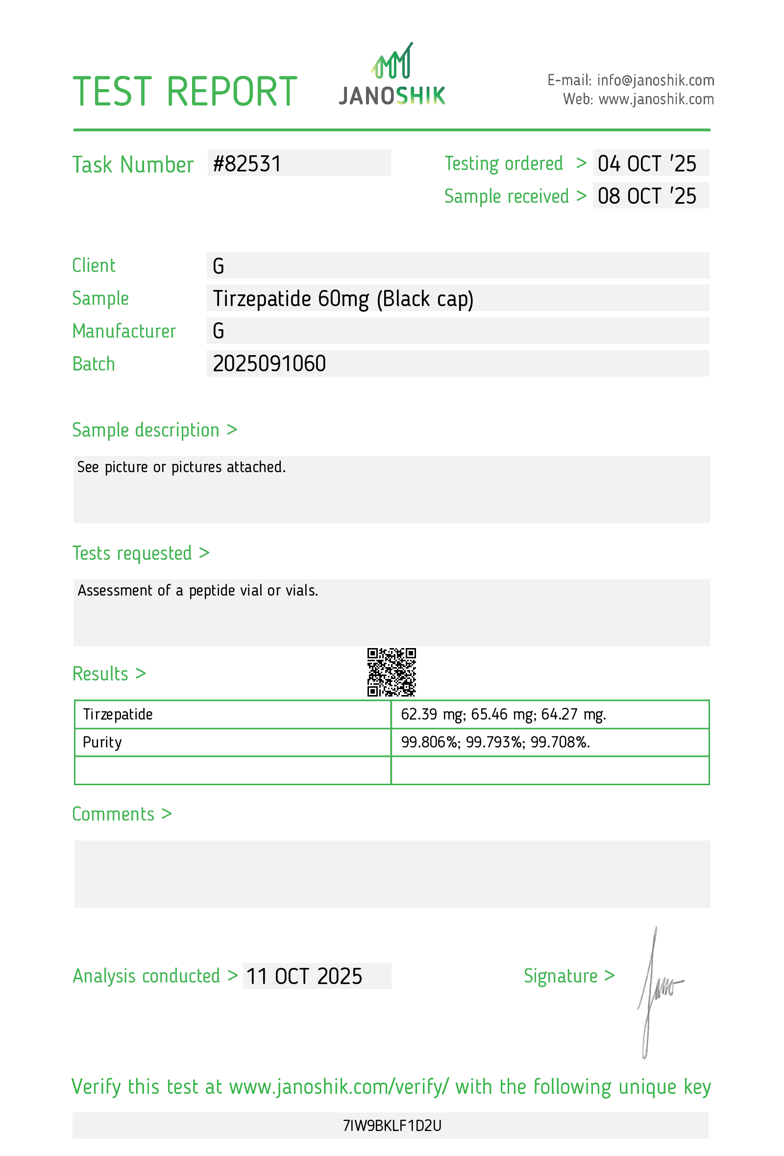 Certificate scan