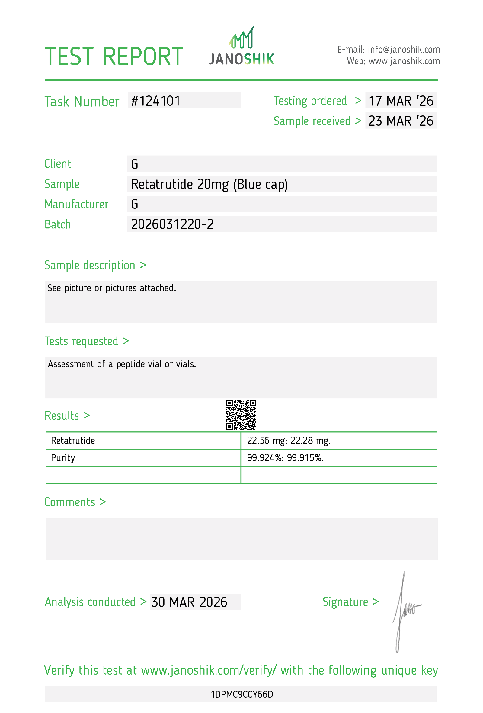 Certificate scan