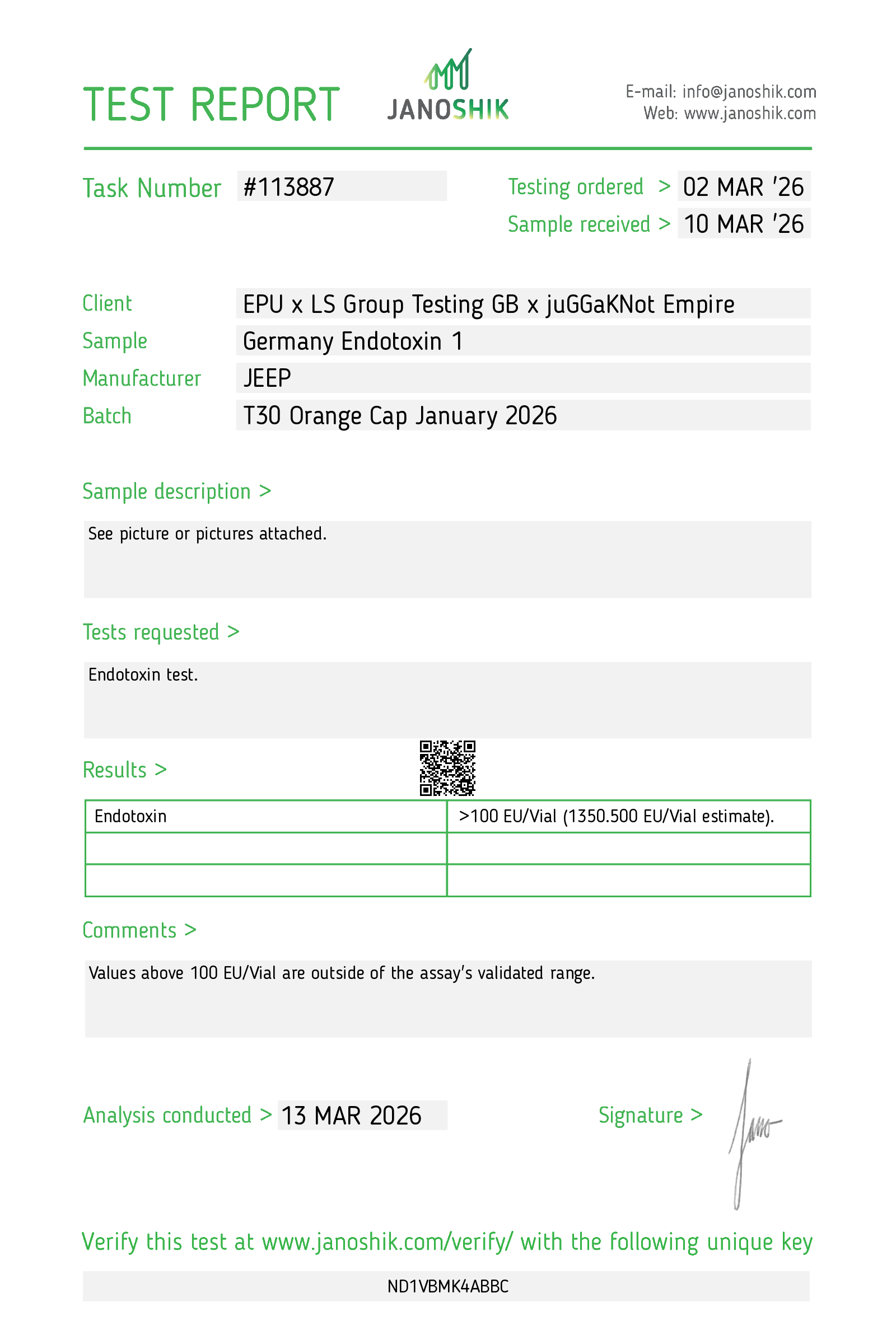 Certificate scan