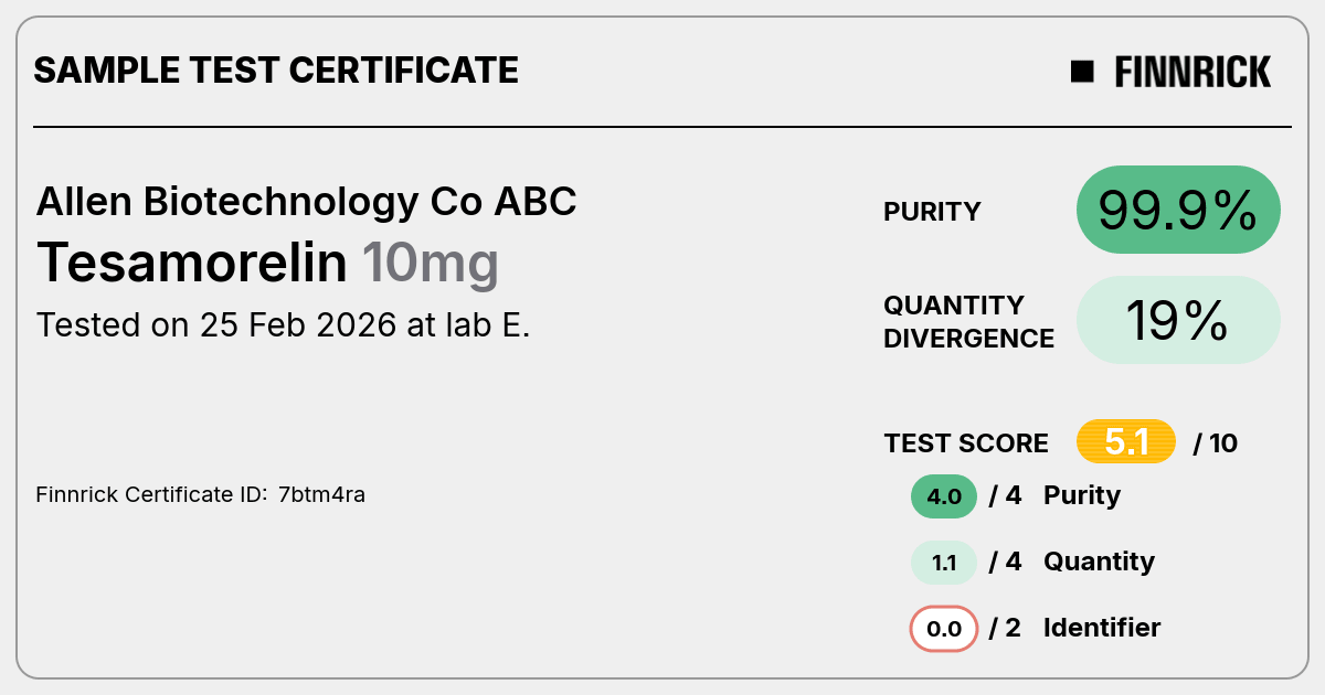 Certificate scan