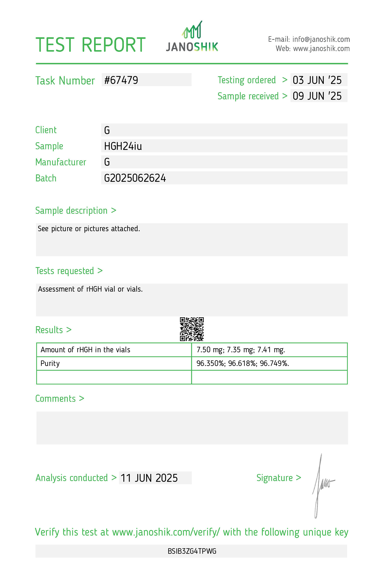 Certificate scan