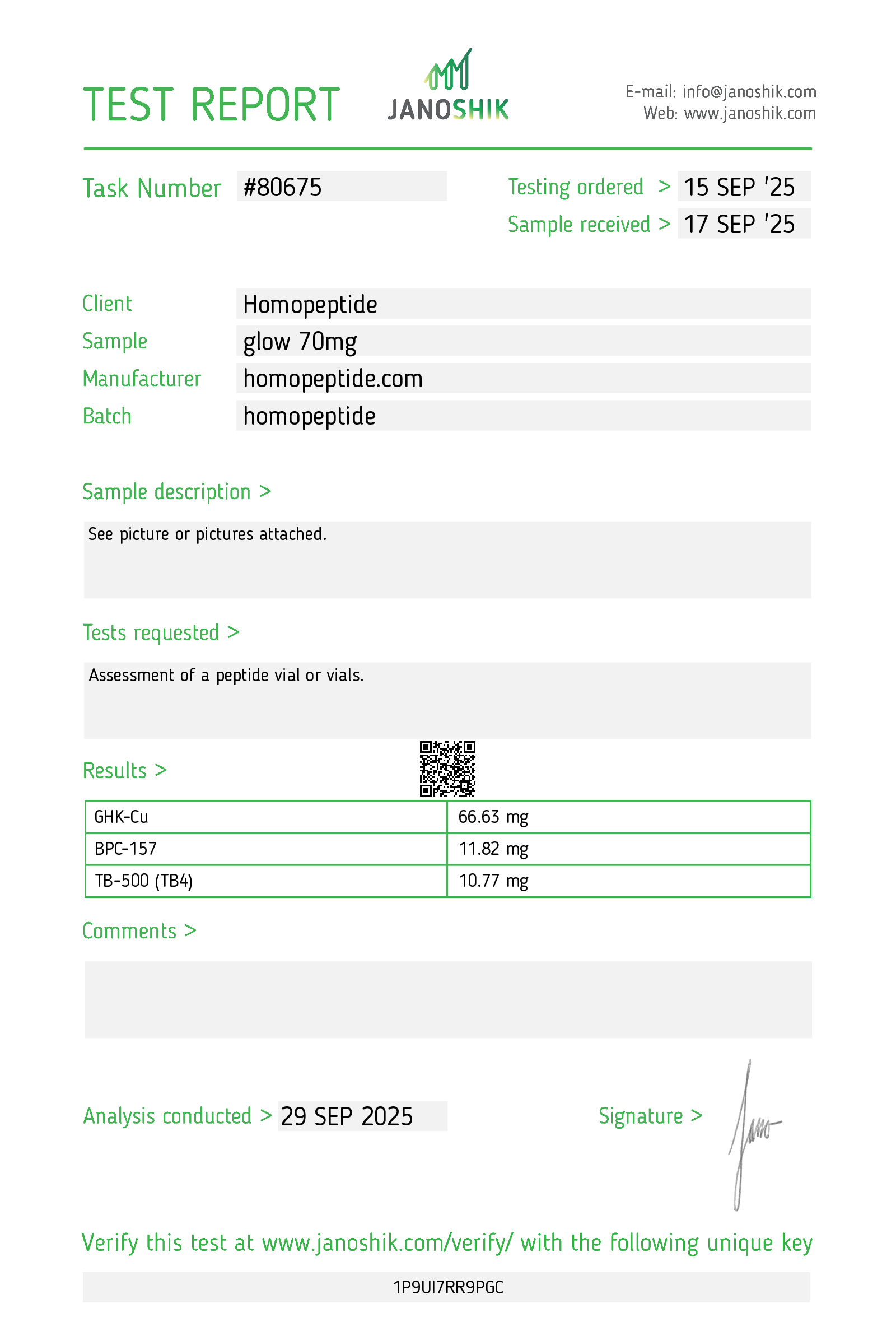 Certificate scan
