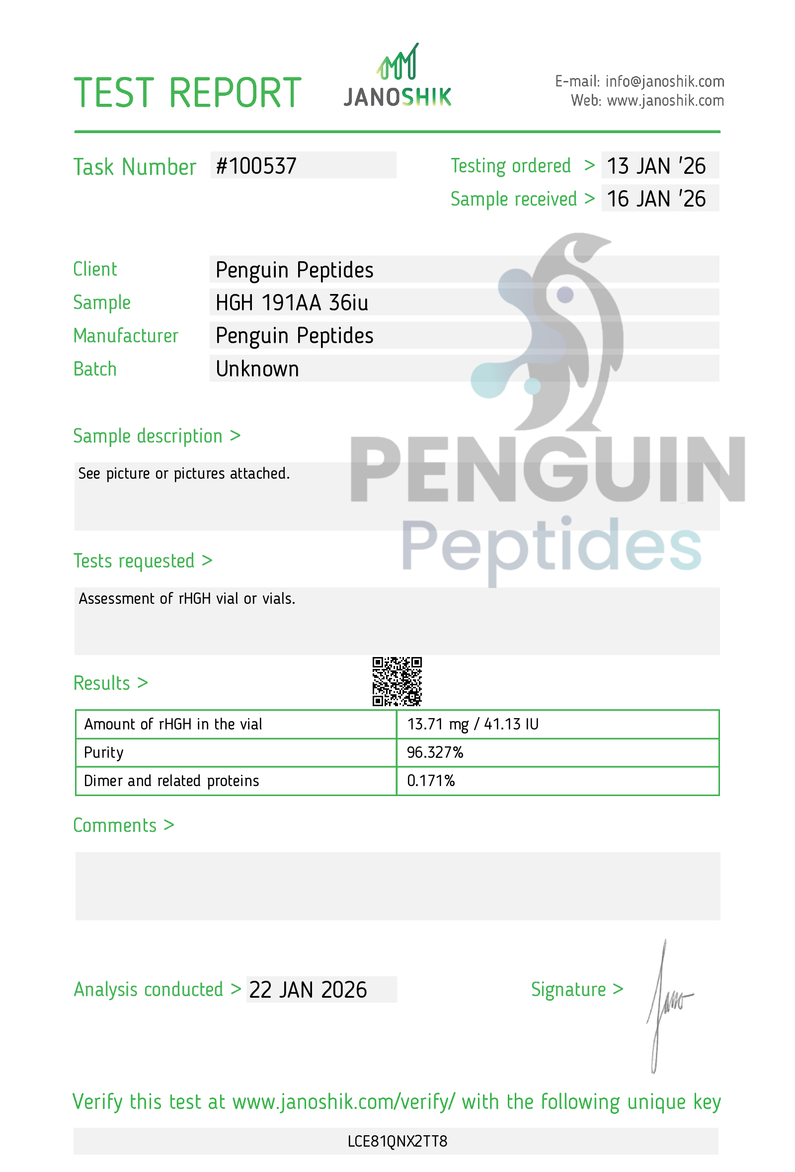 Certificate scan