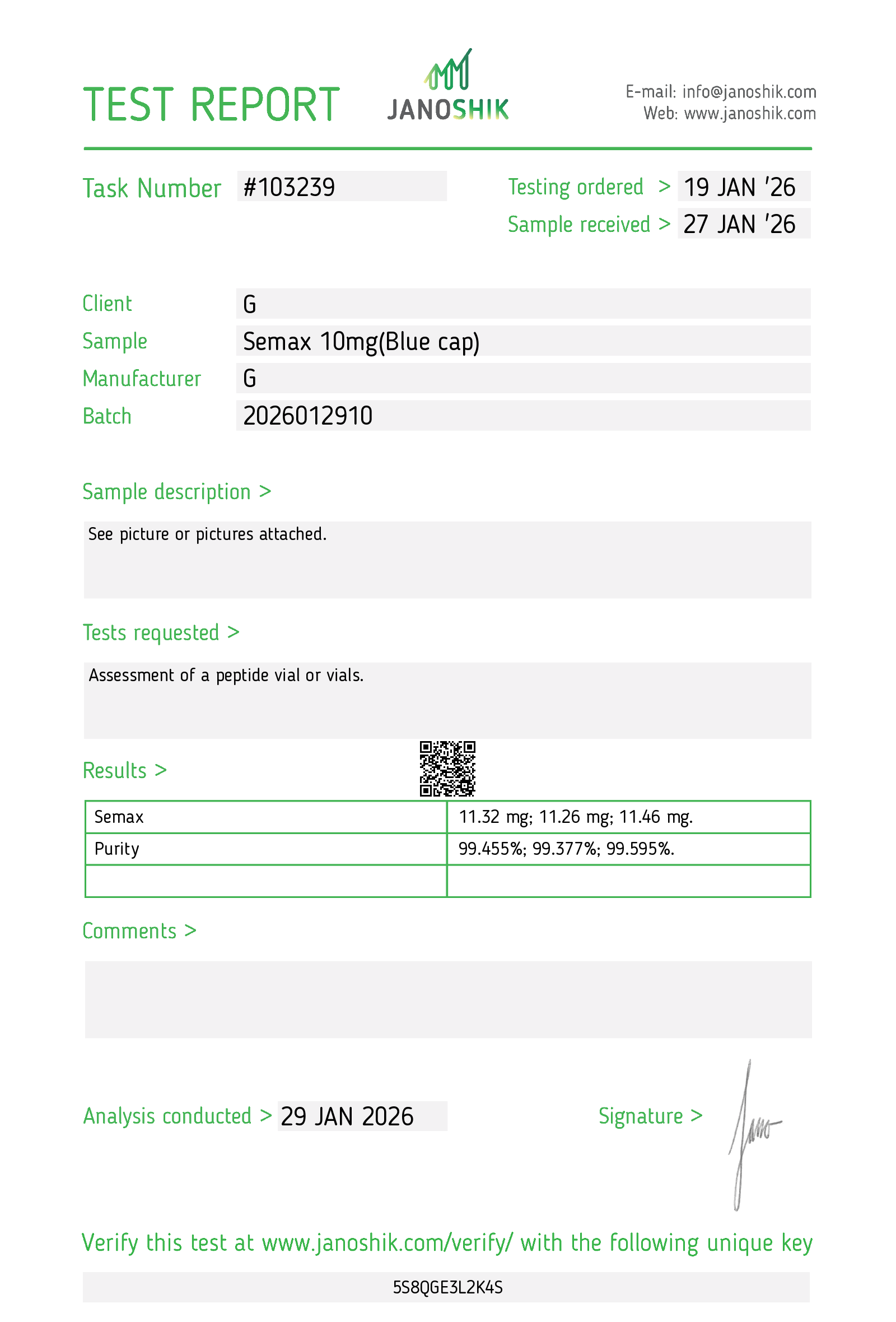 Certificate scan