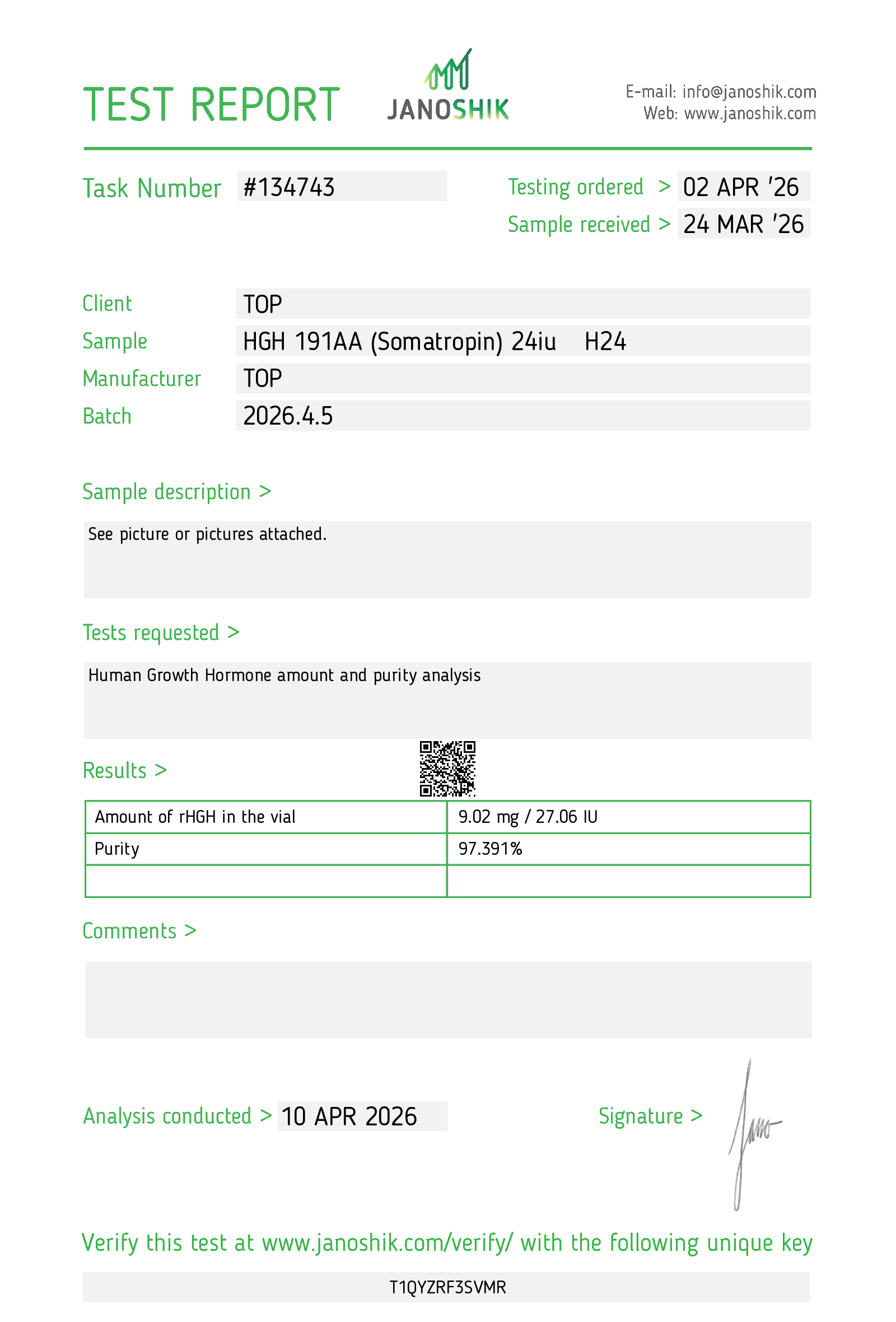 Certificate scan