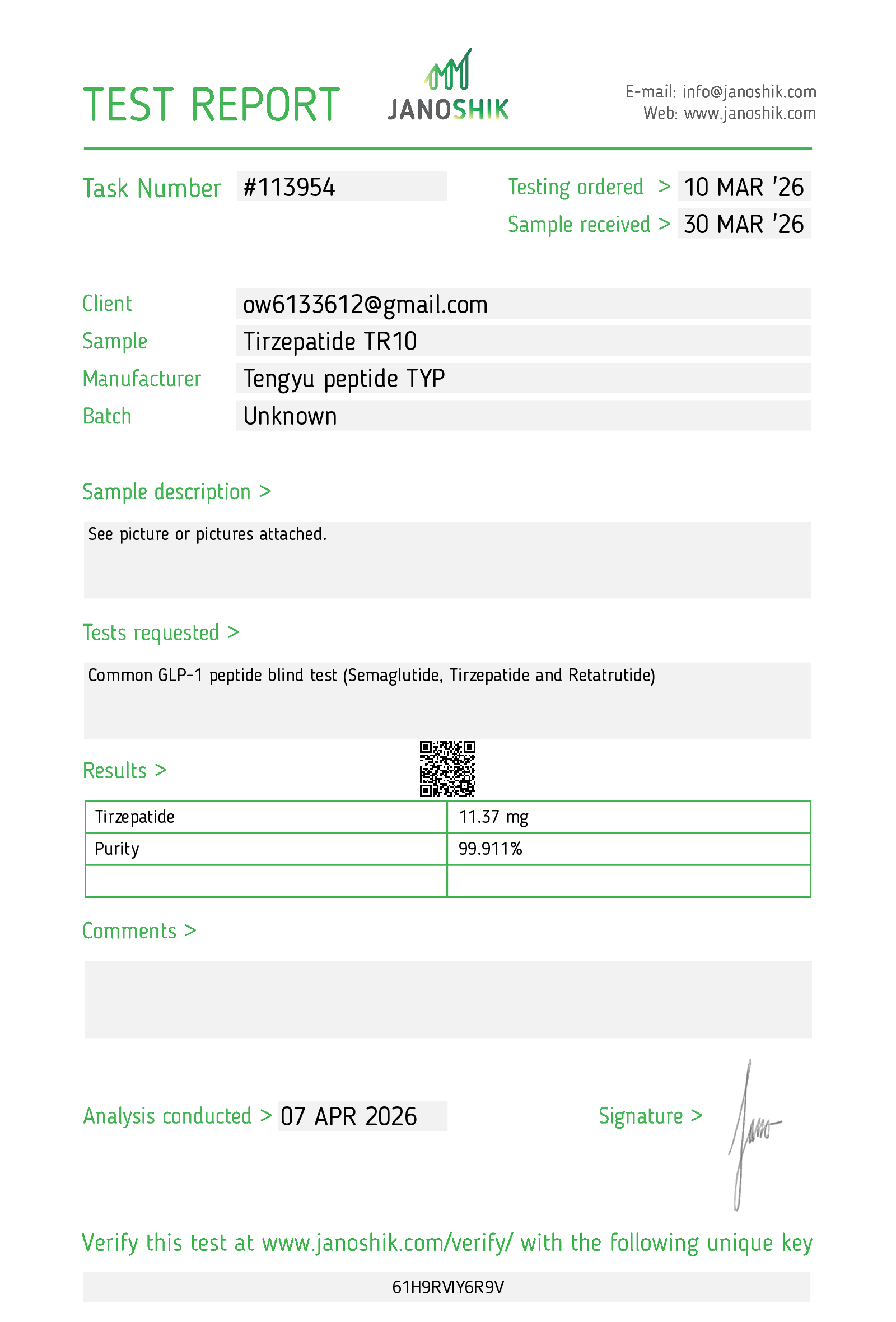 Certificate scan