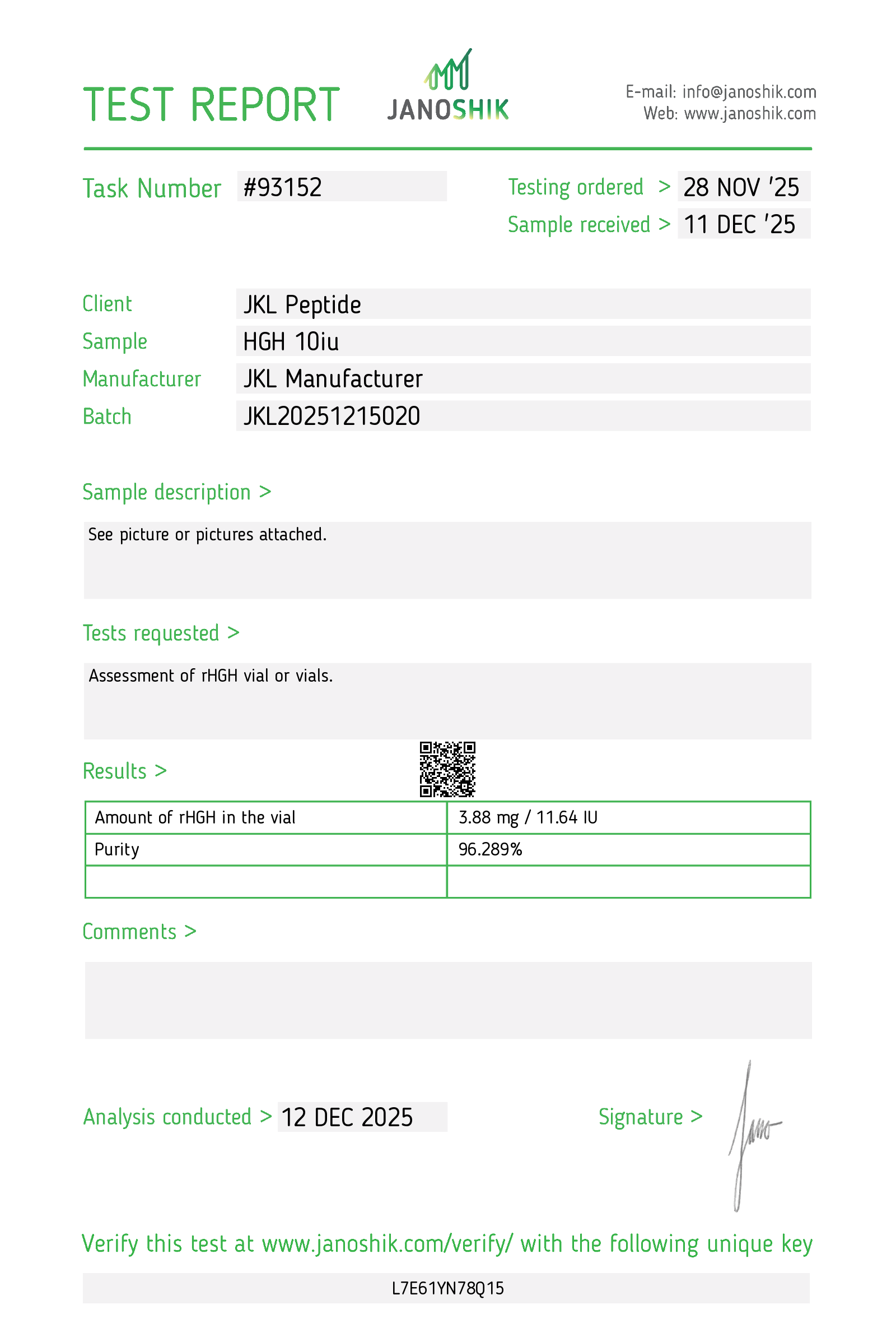Certificate scan