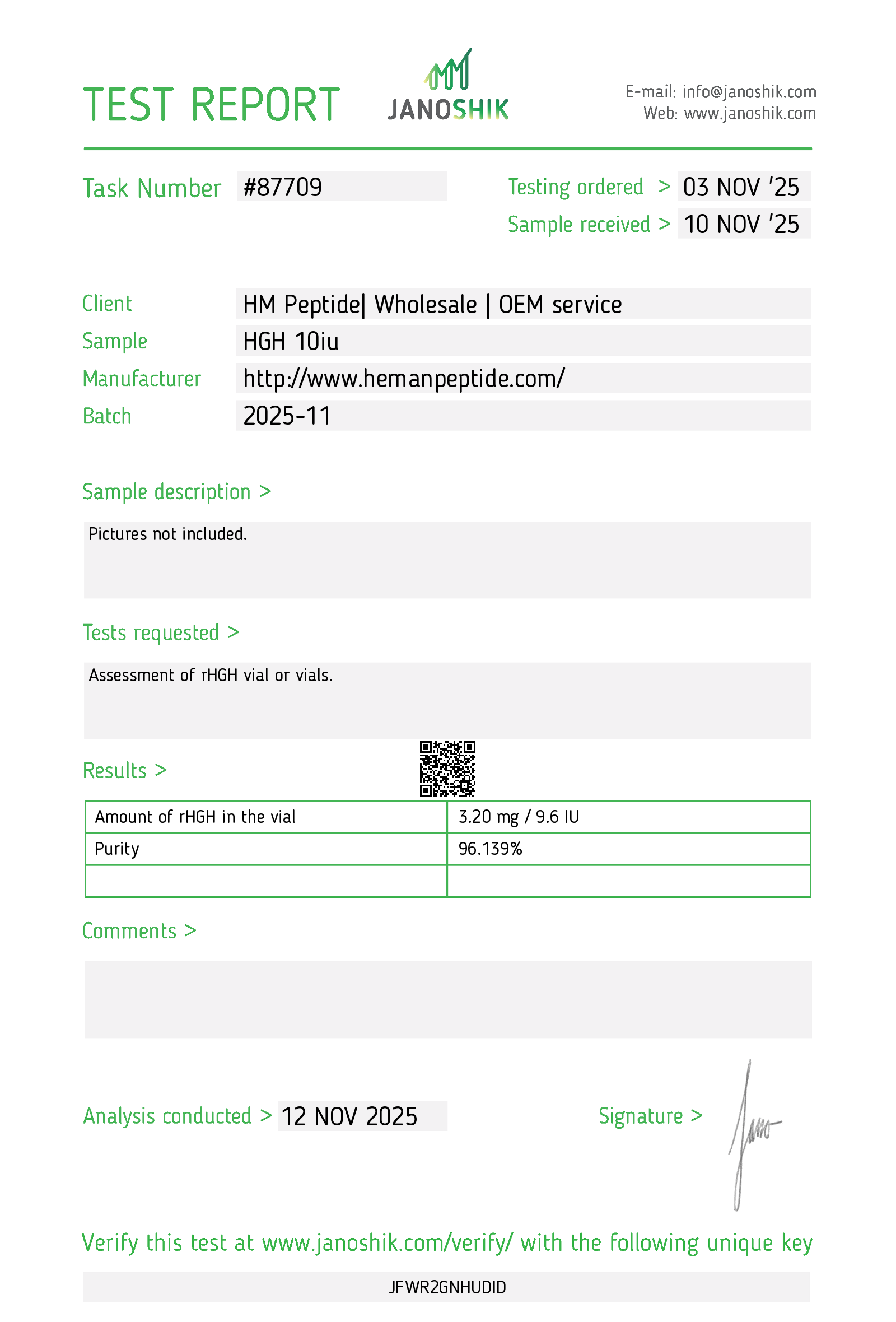 Certificate scan