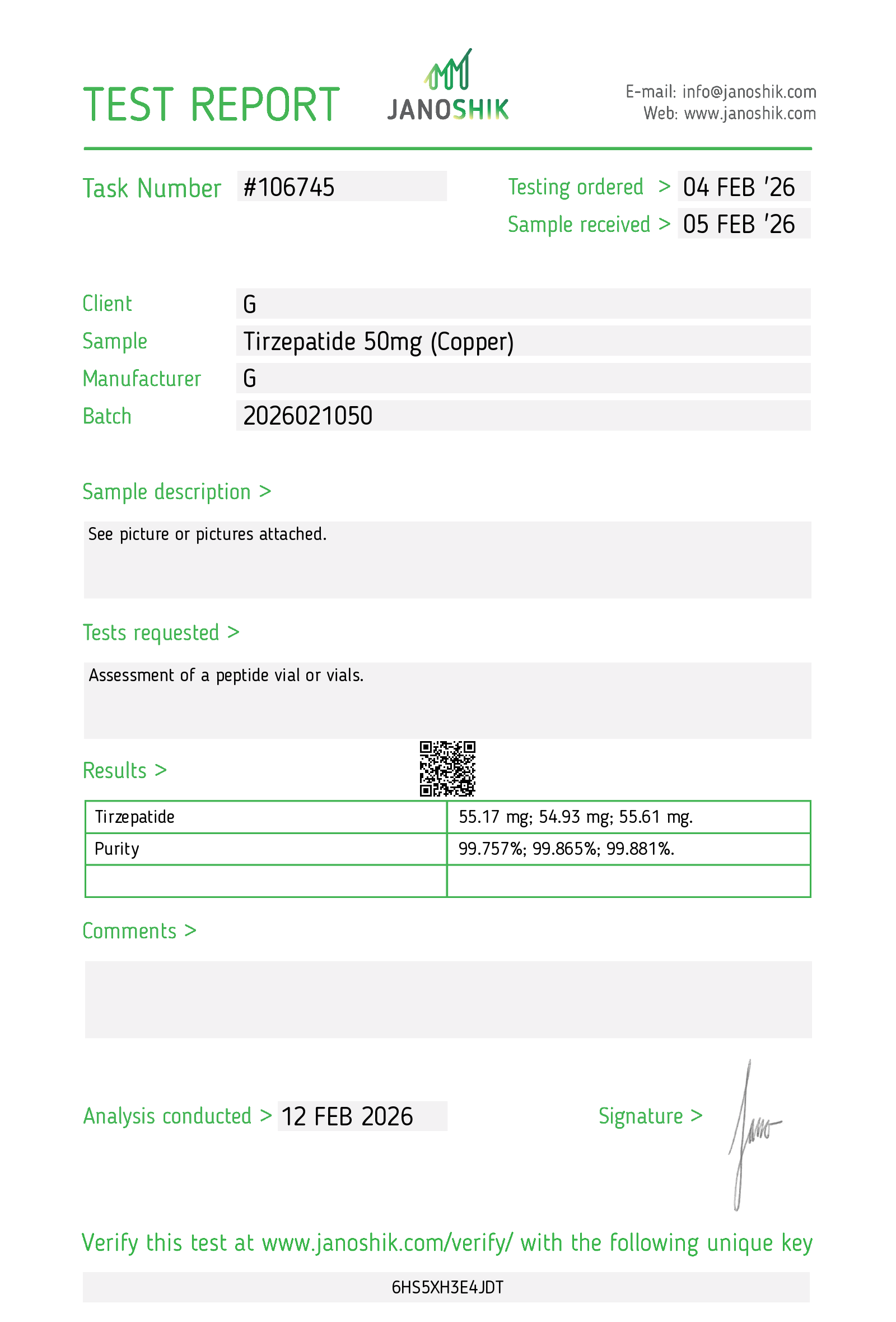 Certificate scan