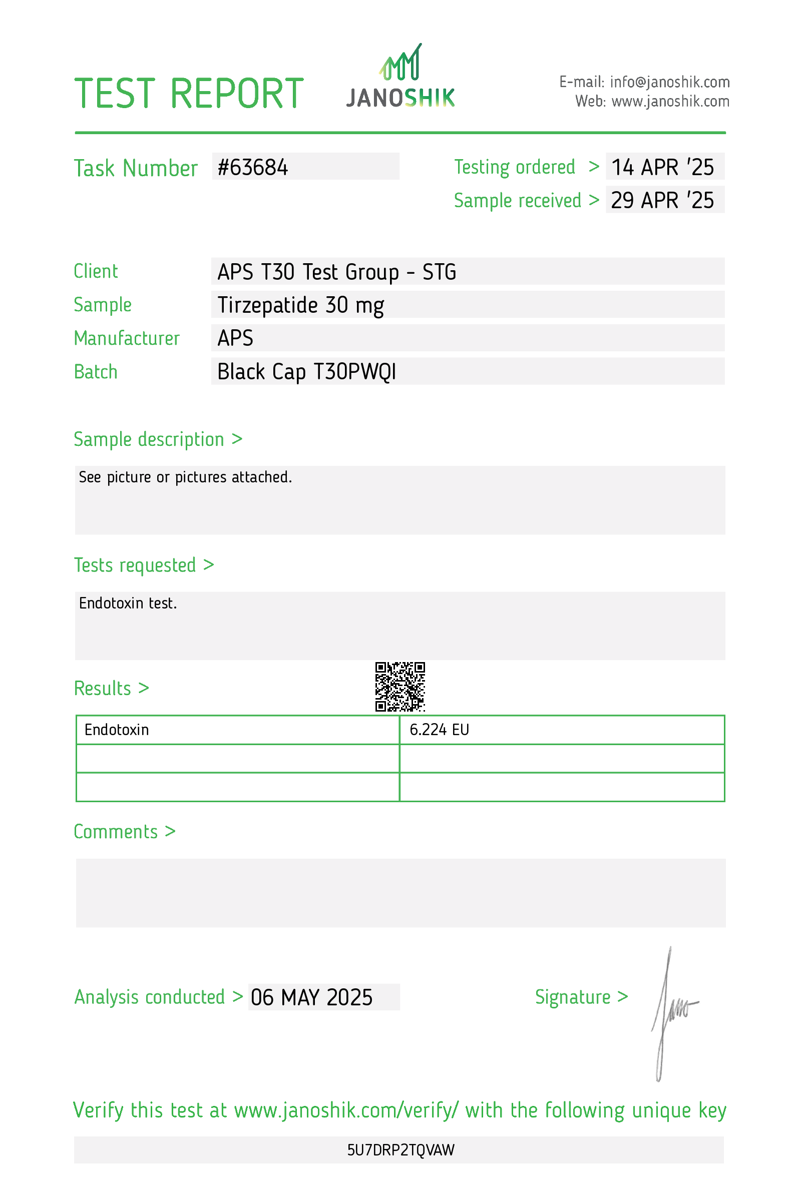 Certificate scan