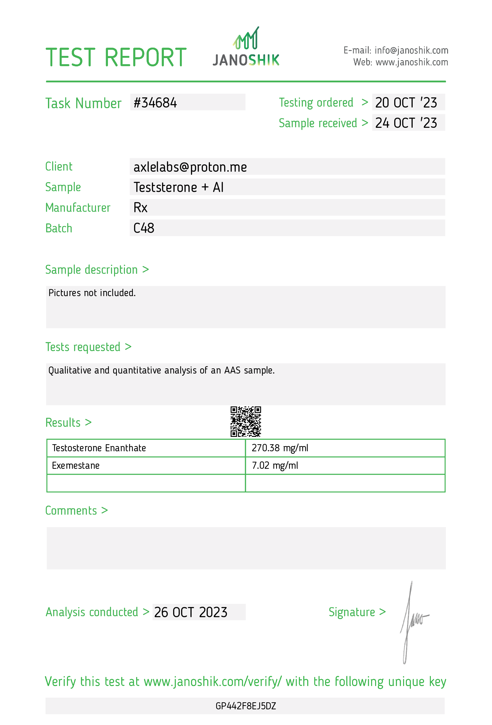 Certificate scan