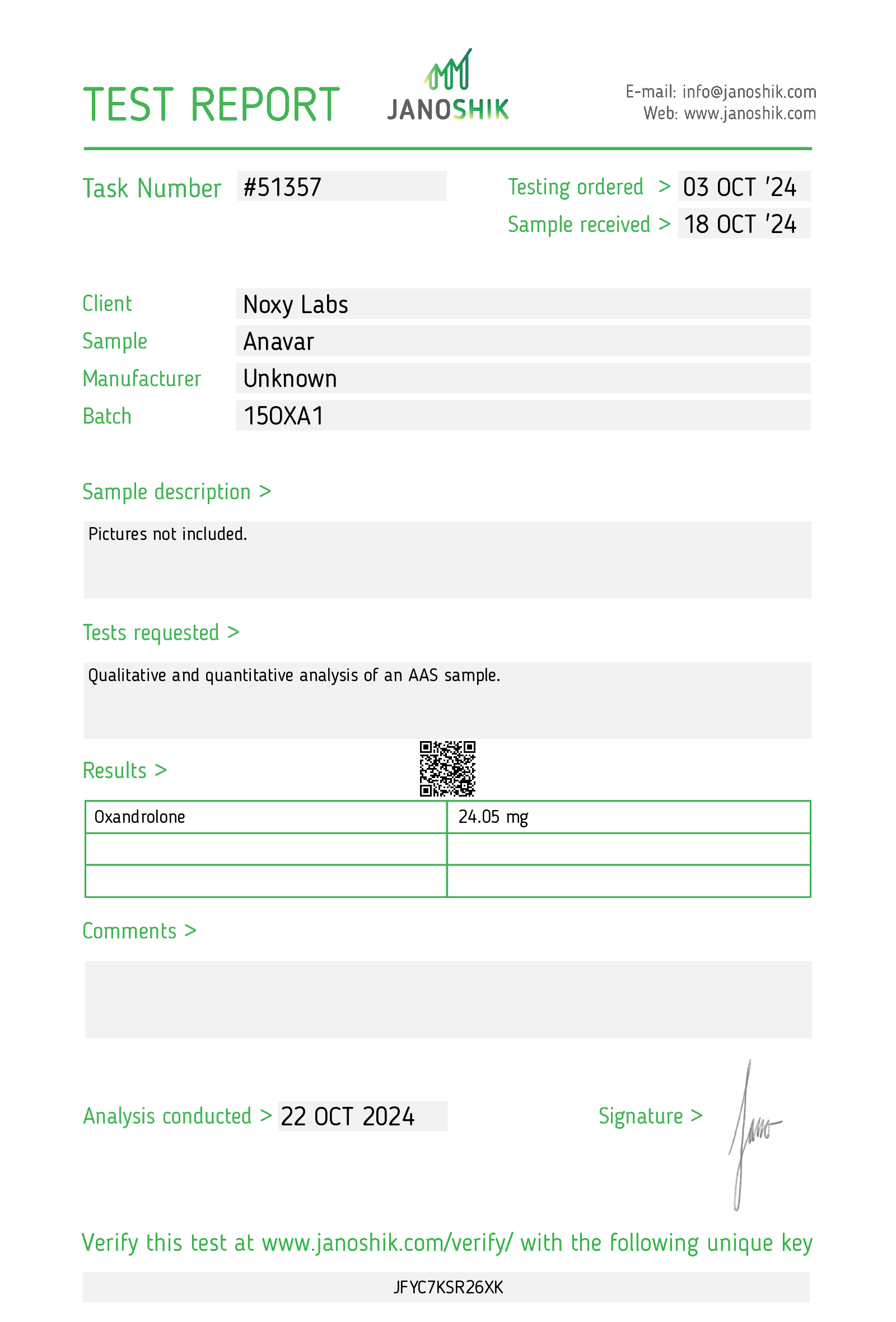 Certificate scan